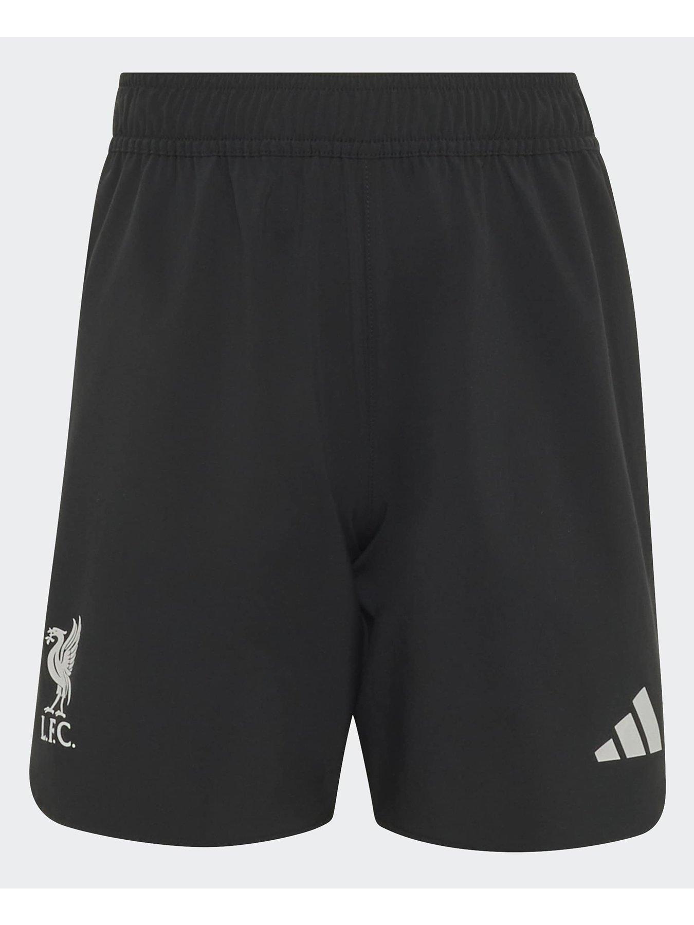 adidas Junior Liverpool Fc Tiro Travel Shorts - Black