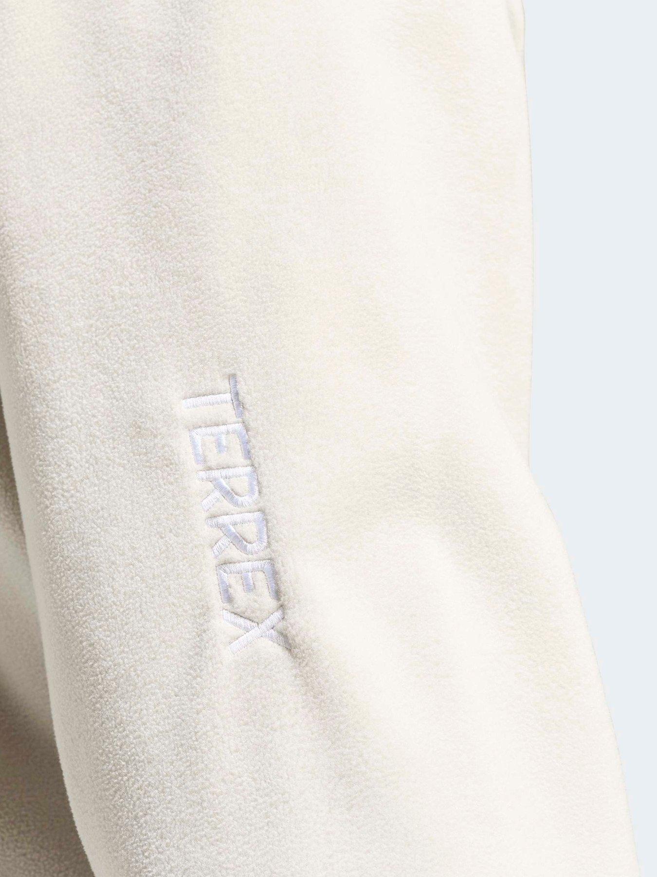Image 5 of 5 of adidas Terrex Mens Outdoor Essentials 1/2 Zip Fleece - Beige