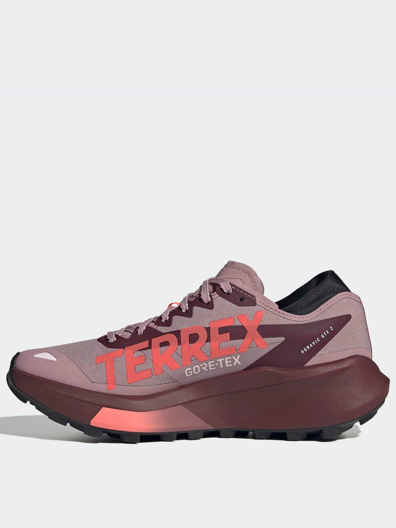 adidas Terrex Womens Trail Running Agravic Goretex 2 Trainers - Purple