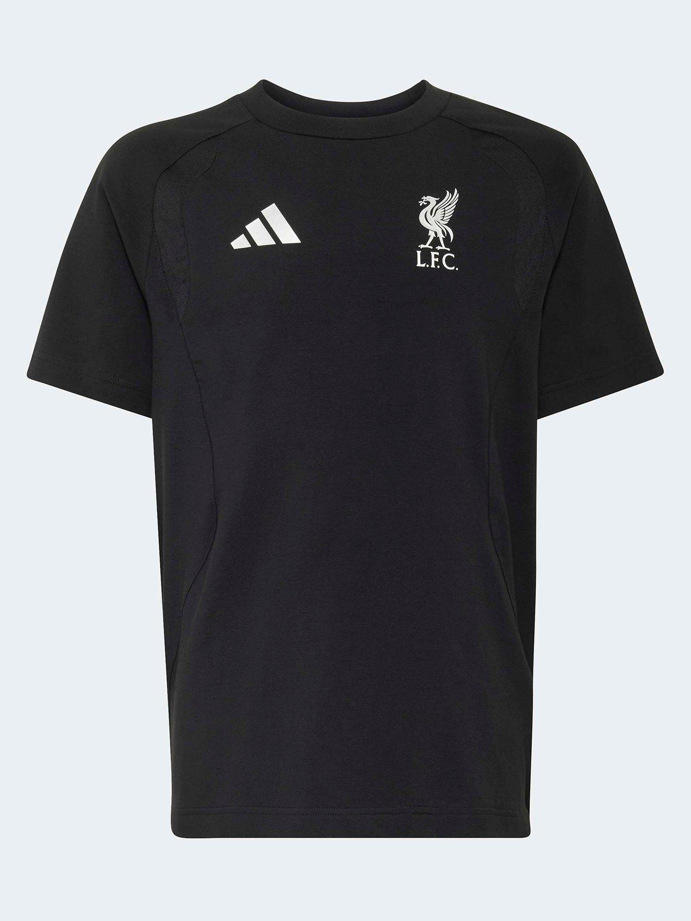 Adidas Junior Liverpool Fc Tiro Travel T-Shirt - Black