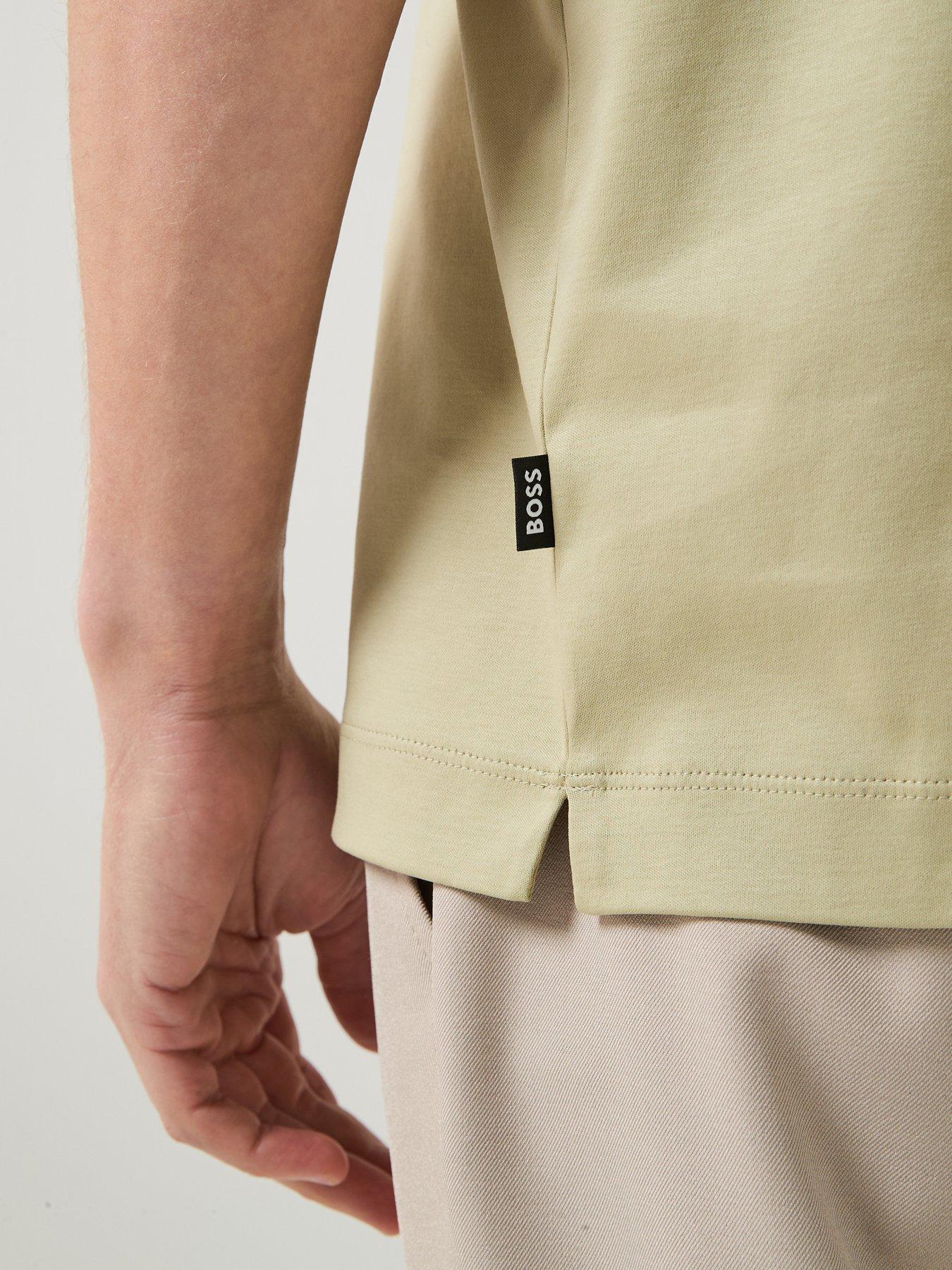 Image 5 of 6 of BOSS Nickel Logo Polo Shirt - Dark Beige