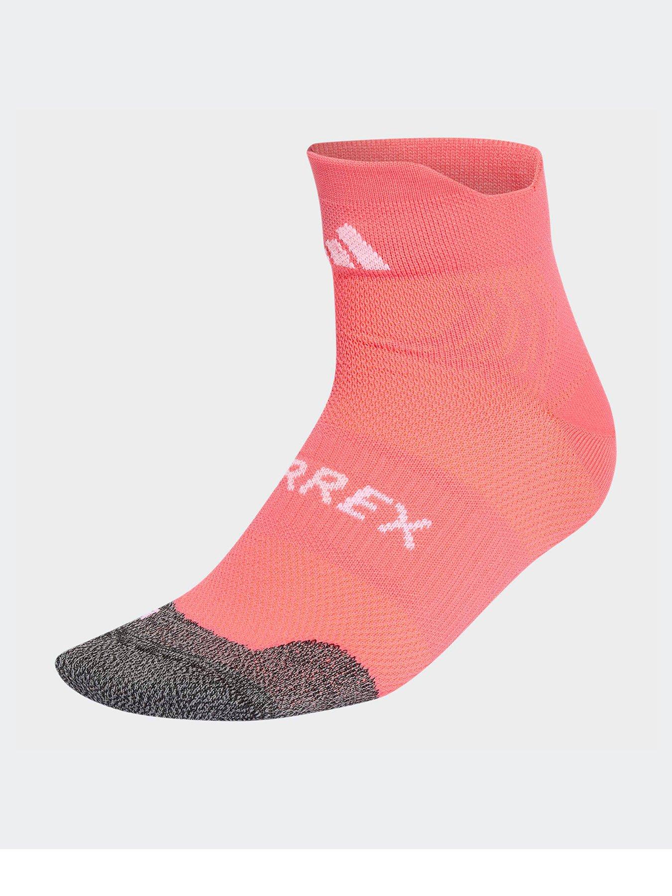 adidas Terrex Unisex Trail Running Xpr Quarter Socks - Pink