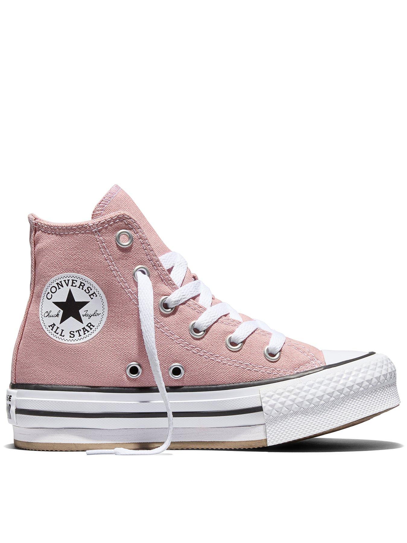 Converse Kids Seasonal Colour Chuck Taylor All Star Eva Lift Trainers - Pink
