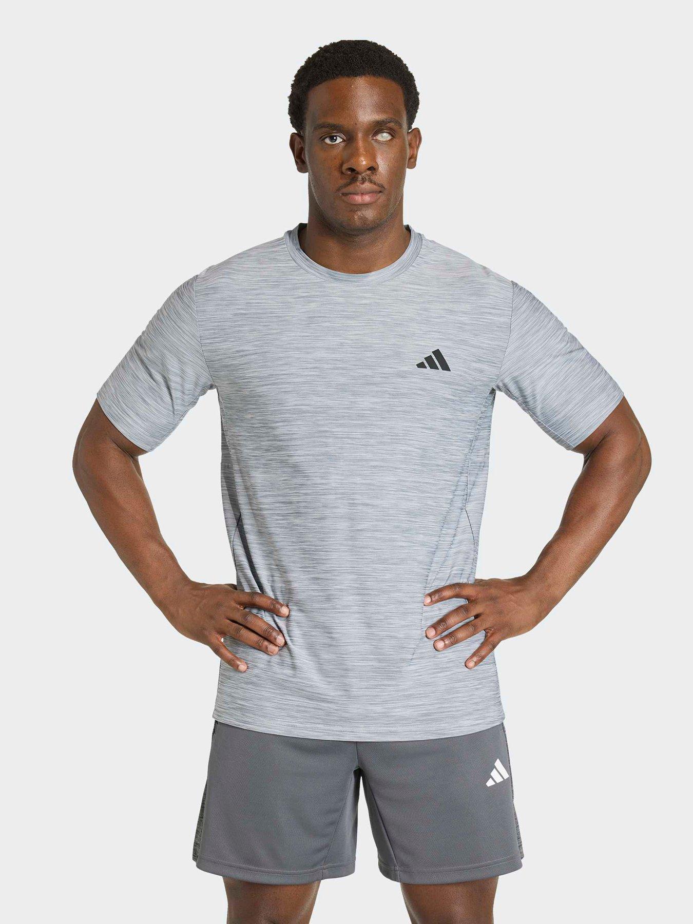 adidas Mens Training Workout Essentials T-shirt - Grey