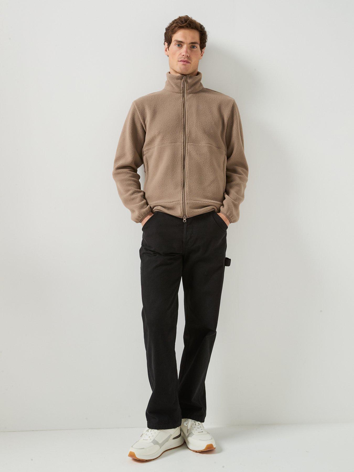Image 3 of 6 of ONLY & SONS Only&amp;Sons Polartec Fleece Jacket - Brown