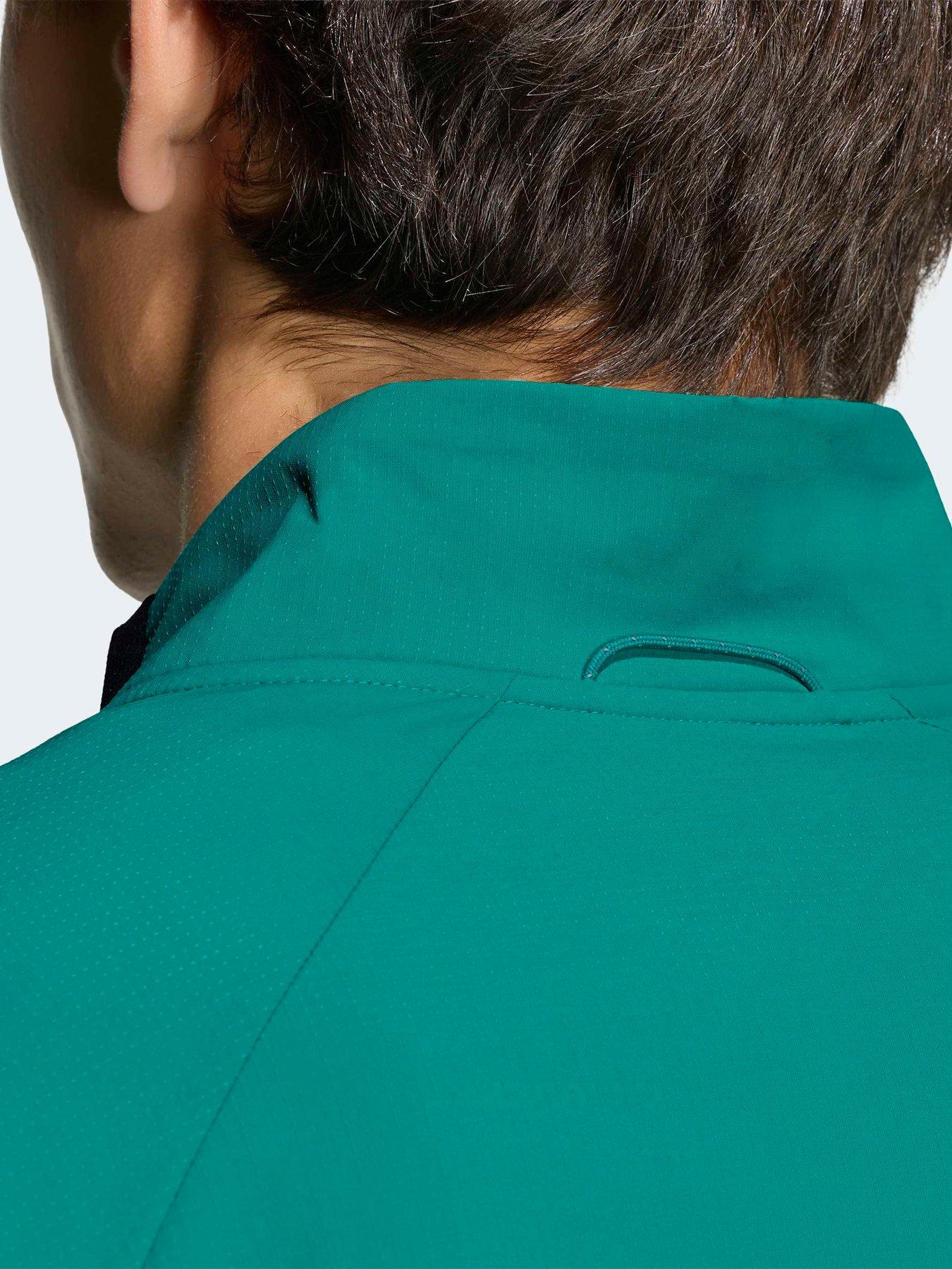 Image 5 of 6 of adidas Mens Running Adi365 Iconic Stripes Jacket - Green