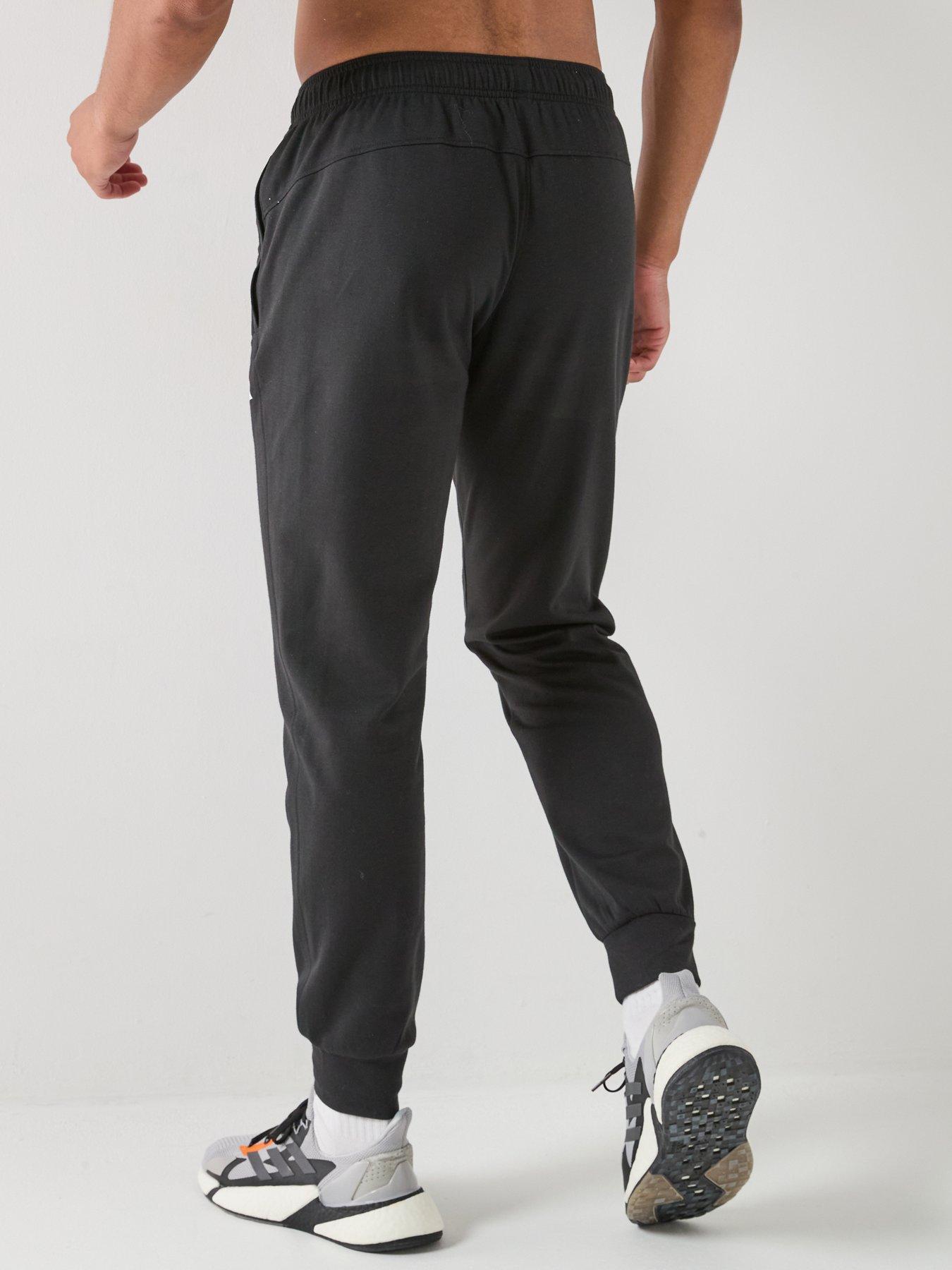 Image 2 of 6 of adidas Mens Training Workout Essentials Pants - Black