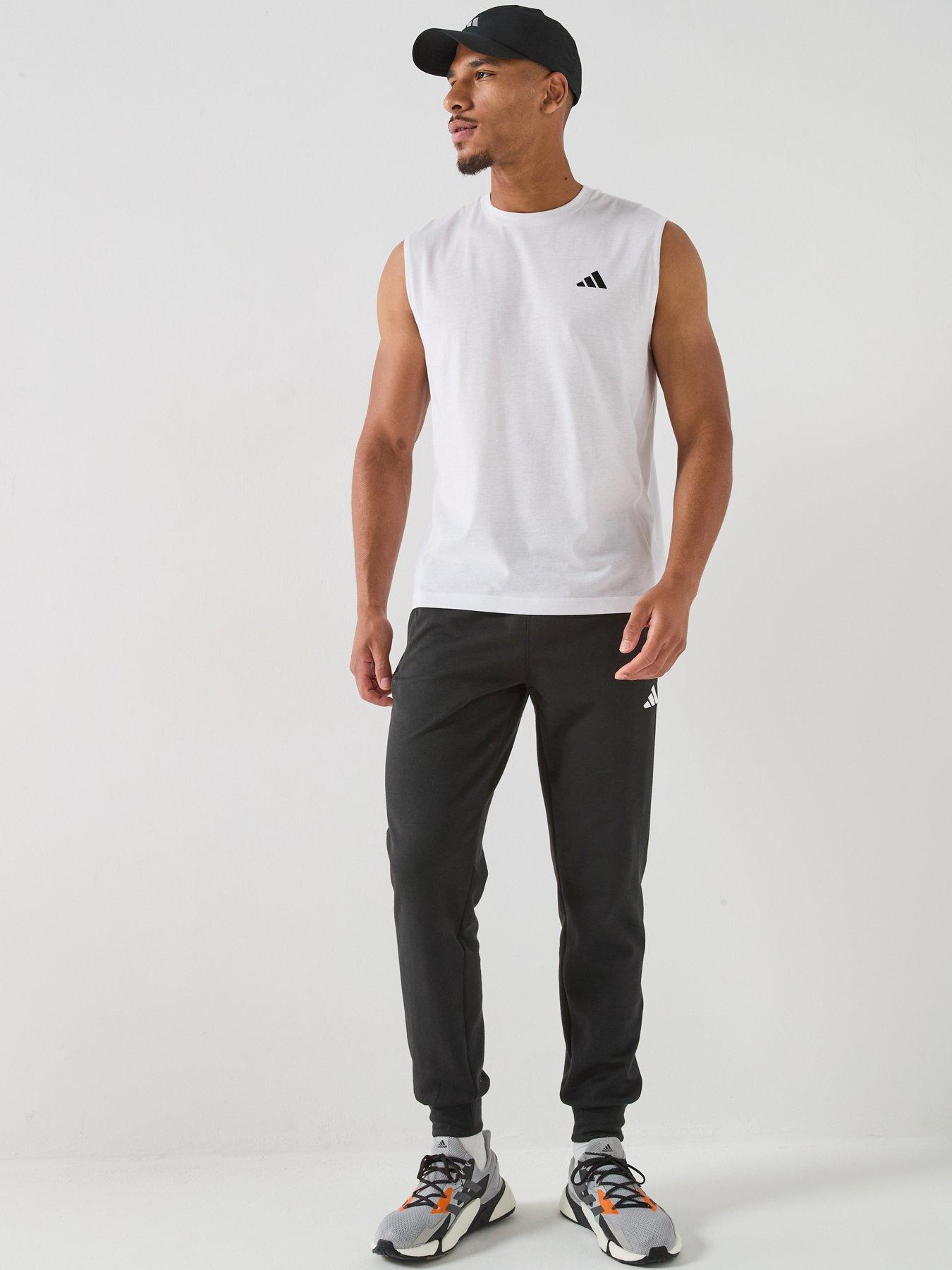Image 3 of 6 of adidas Mens Training Workout Essentials Pants - Black