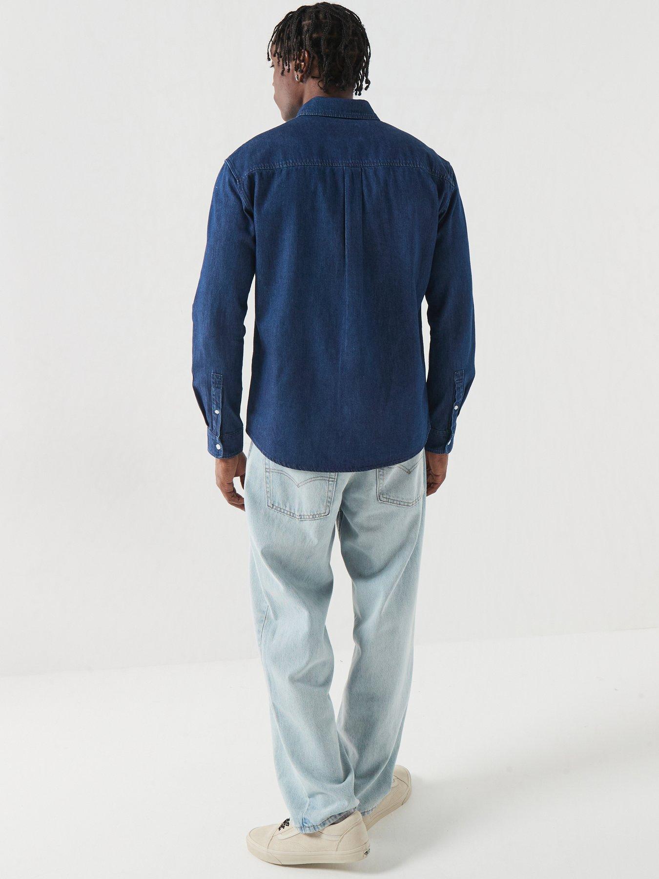 Image 2 of 6 of ONLY & SONS Only&amp;sons Long Sleeve Denim Shirt