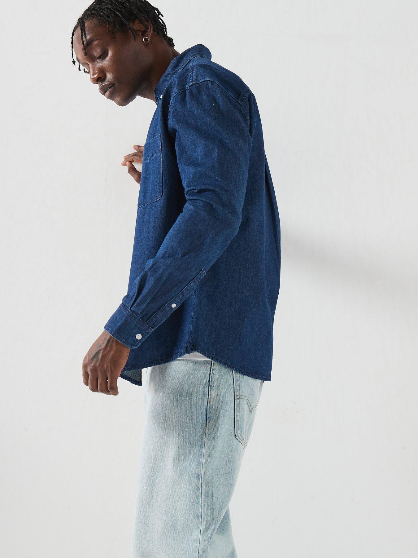 Image 4 of 6 of ONLY & SONS Only&amp;sons Long Sleeve Denim Shirt