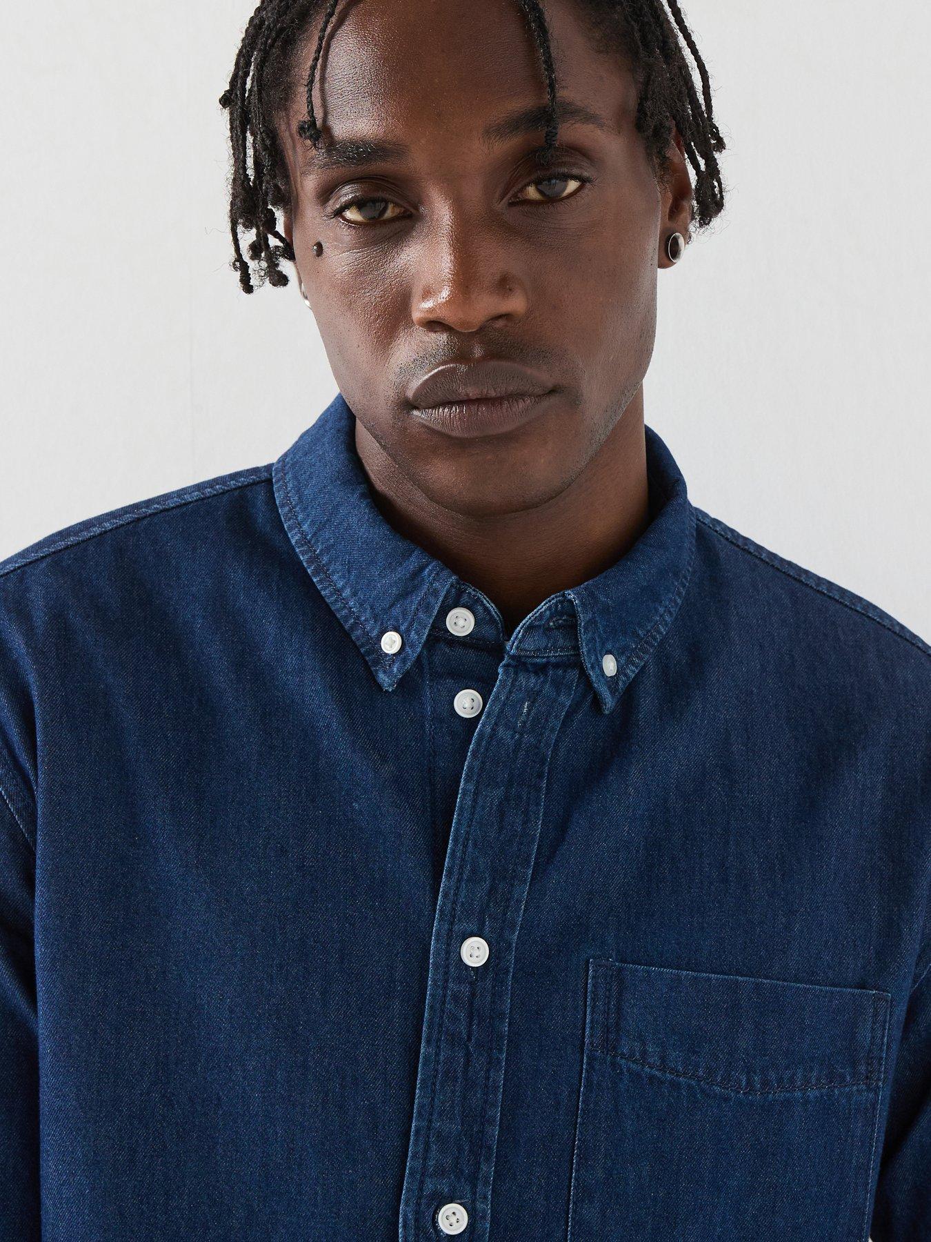 Image 5 of 6 of ONLY & SONS Only&amp;sons Long Sleeve Denim Shirt