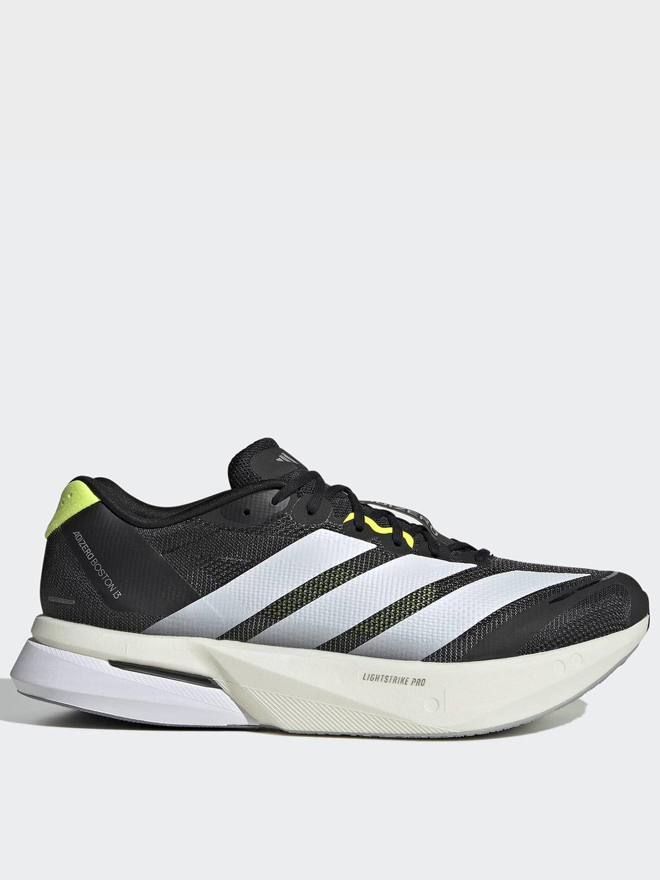 adidas Mens Running Adizero Boston 13 Trainer - Black