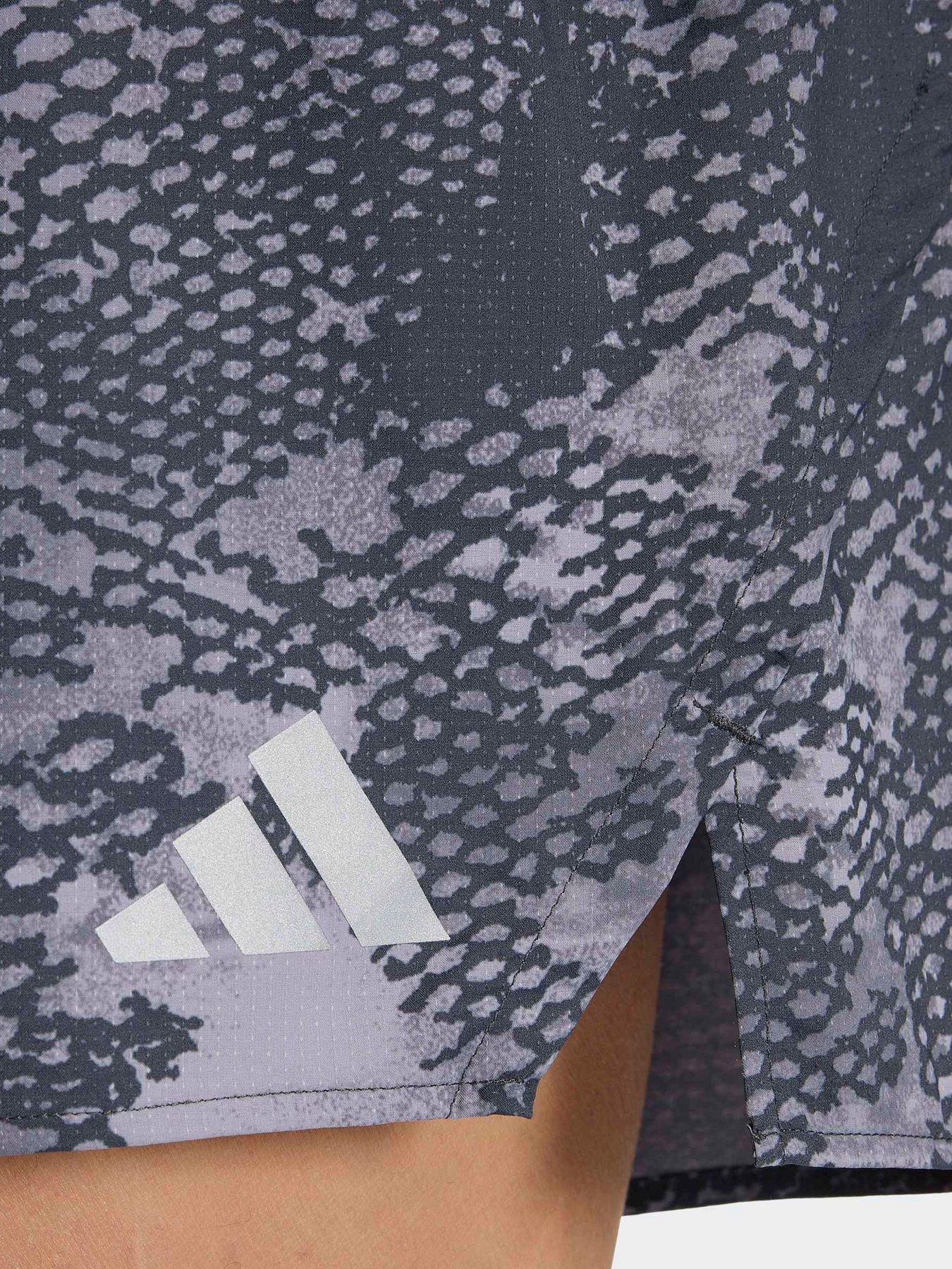 Image 5 of 6 of adidas Mens Running Animal Pack Shorts - Grey