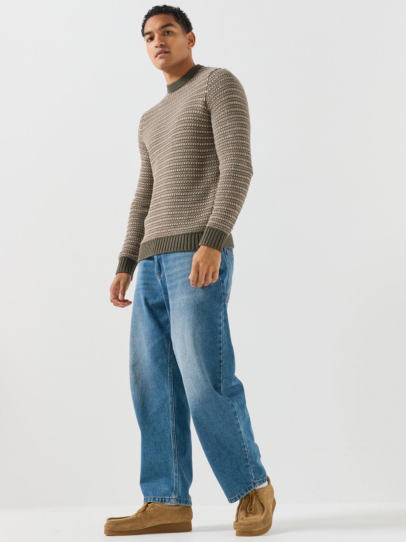 Image 3 of 5 of ONLY & SONS Only &amp; Sons Rofus Long Sleeve Knitted Crew Jumper