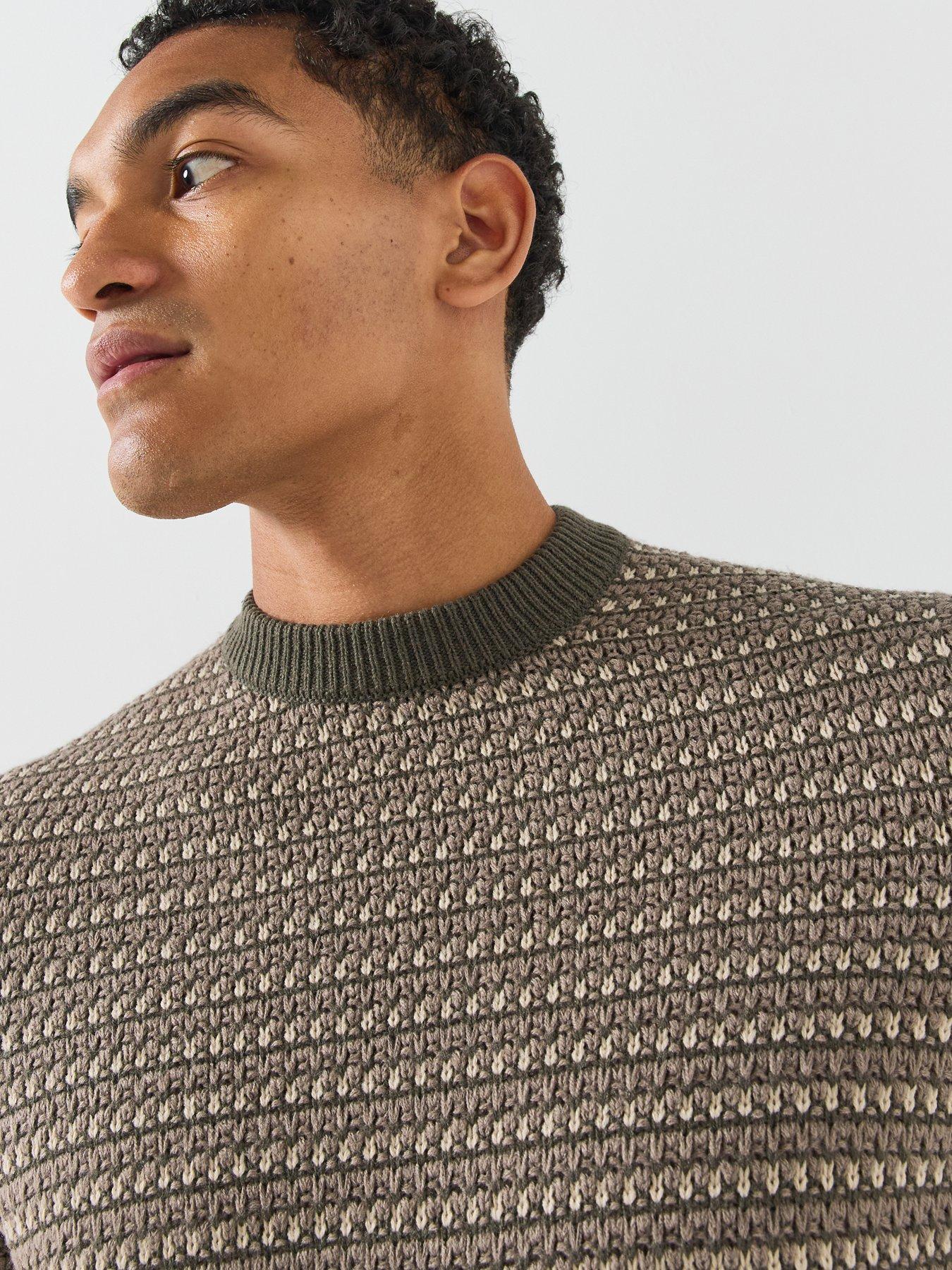Image 4 of 5 of ONLY & SONS Only &amp; Sons Rofus Long Sleeve Knitted Crew Jumper