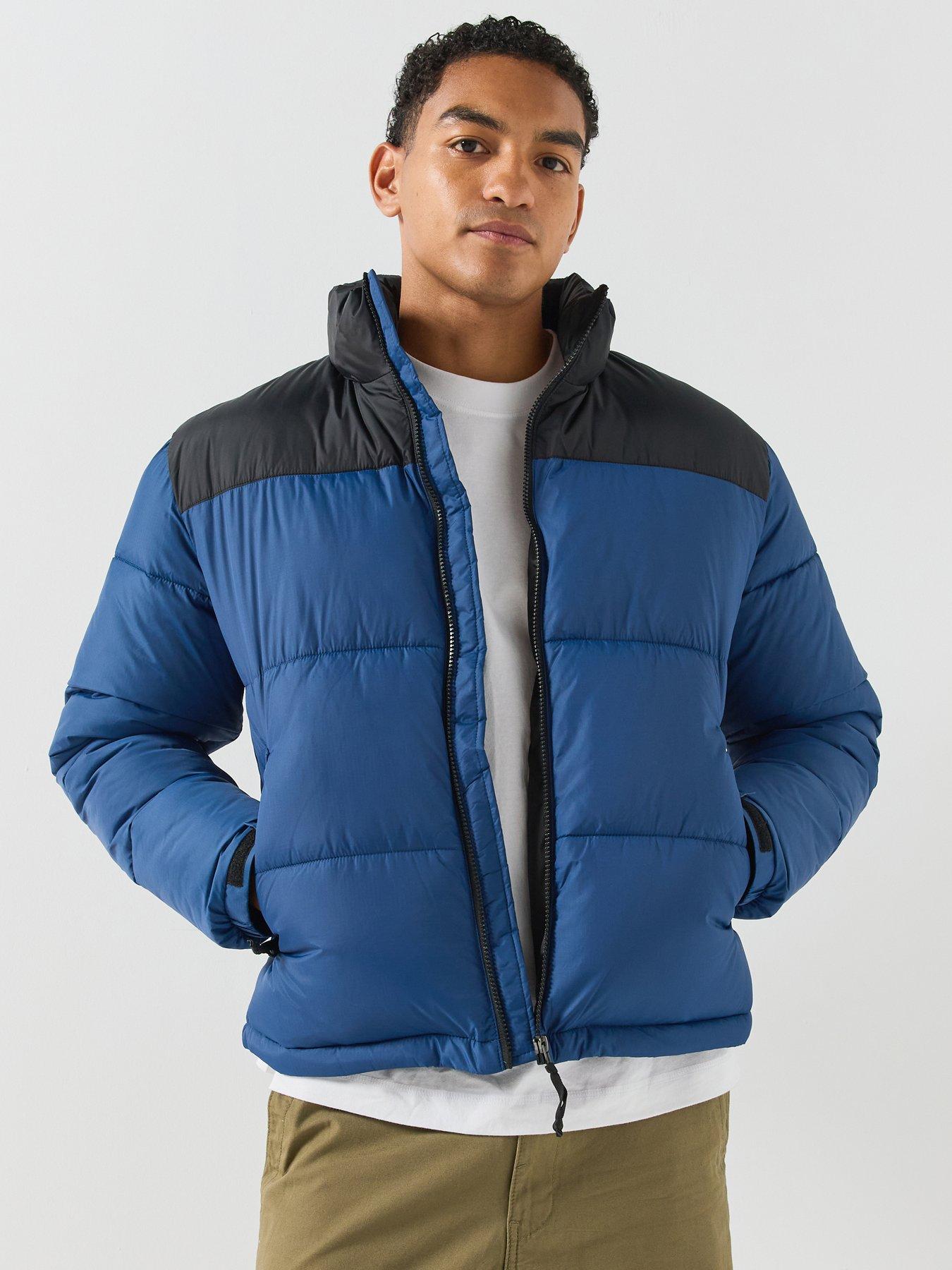 Image 1 of 6 of ONLY & SONS Only &amp; Sons Mens Maverick Puffer Jacket - Blue