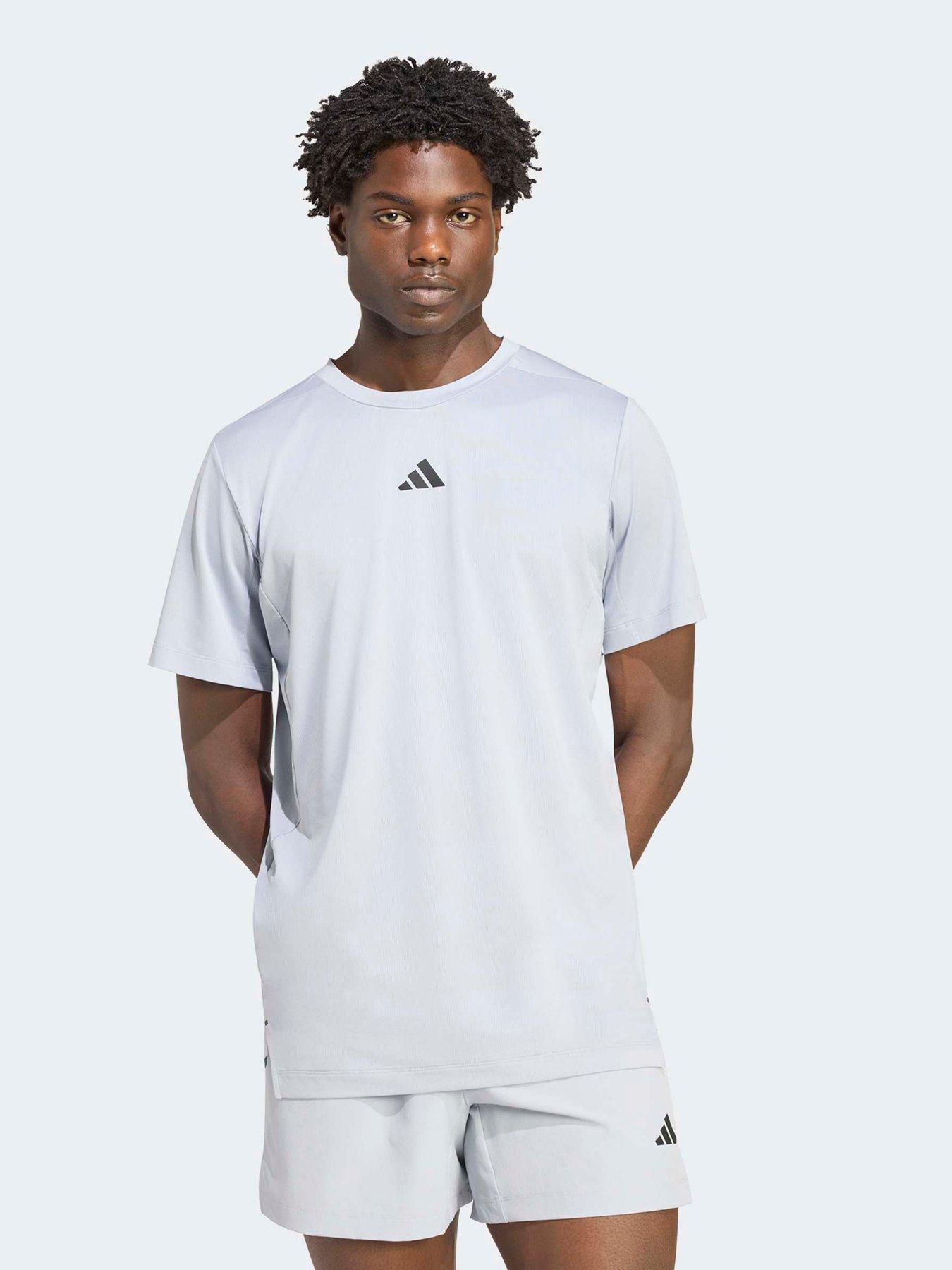 adidas Men's D4T Essentials Training T-Shirt - White