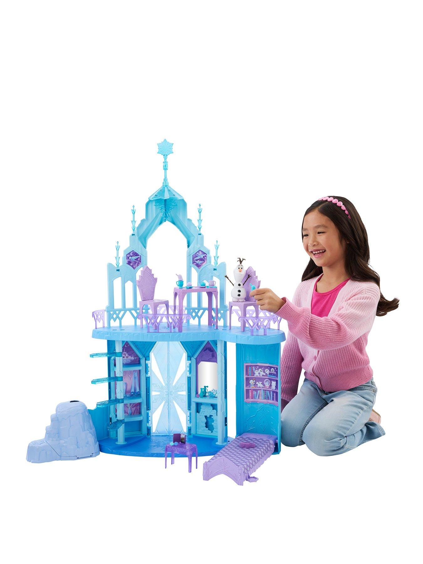Disney Frozen Elsa's Frozen Ice Palace Castle Playset with Olaf  &  Accessories