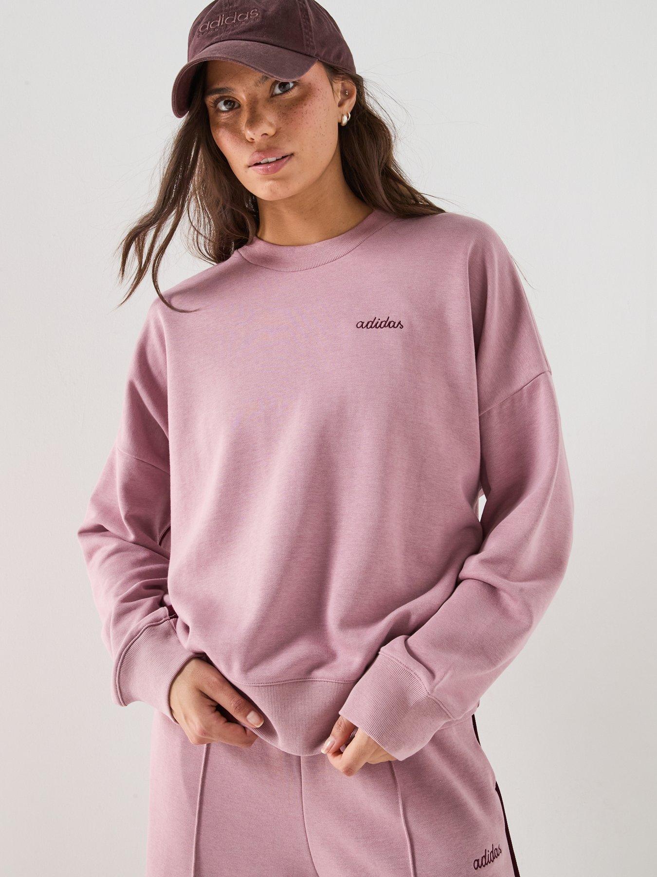 Image 1 of 6 of adidas Sportswear Womens Colourpop Crew Sweatshirt - Purple
