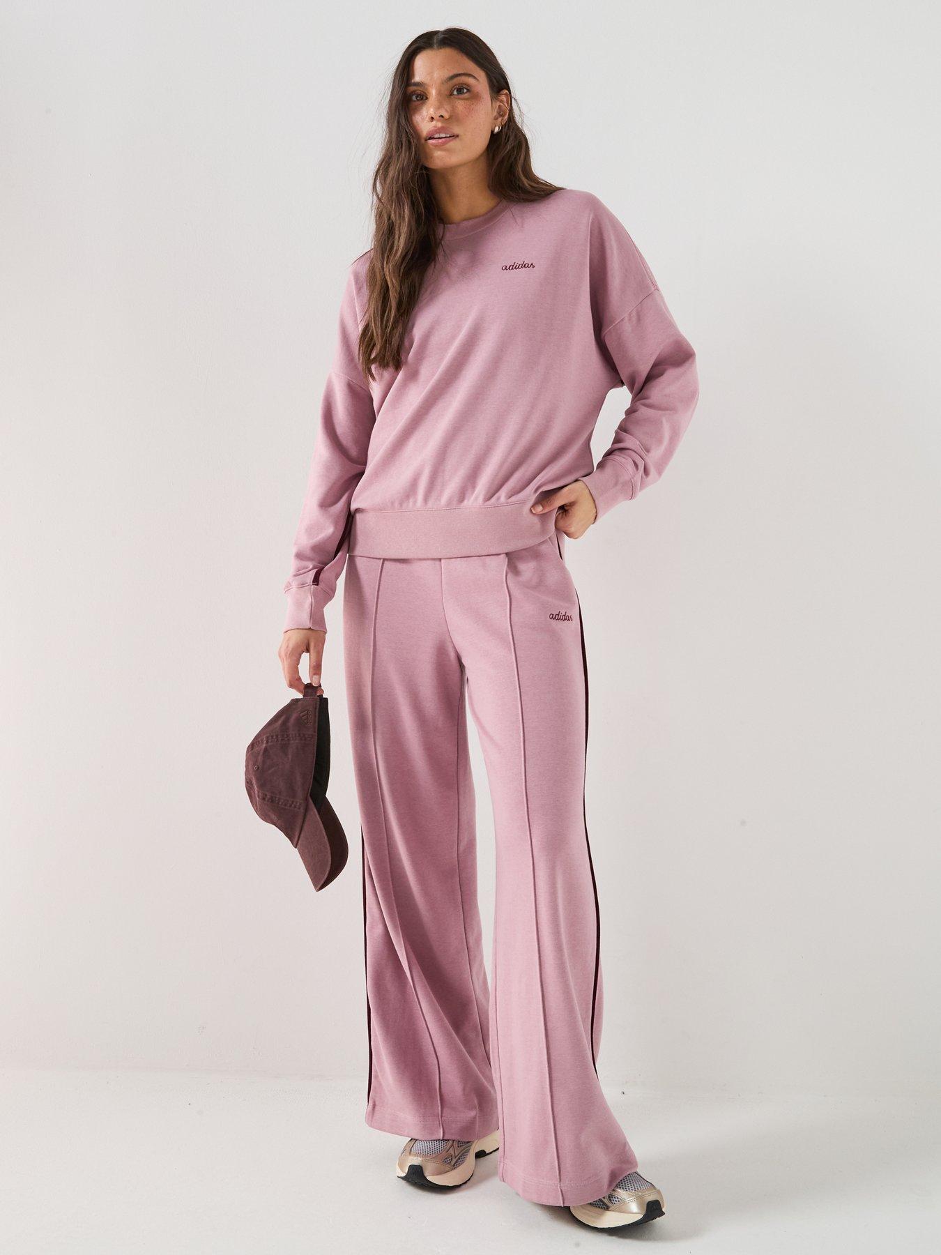 Image 3 of 6 of adidas Sportswear Womens Colourpop Crew Sweatshirt - Purple
