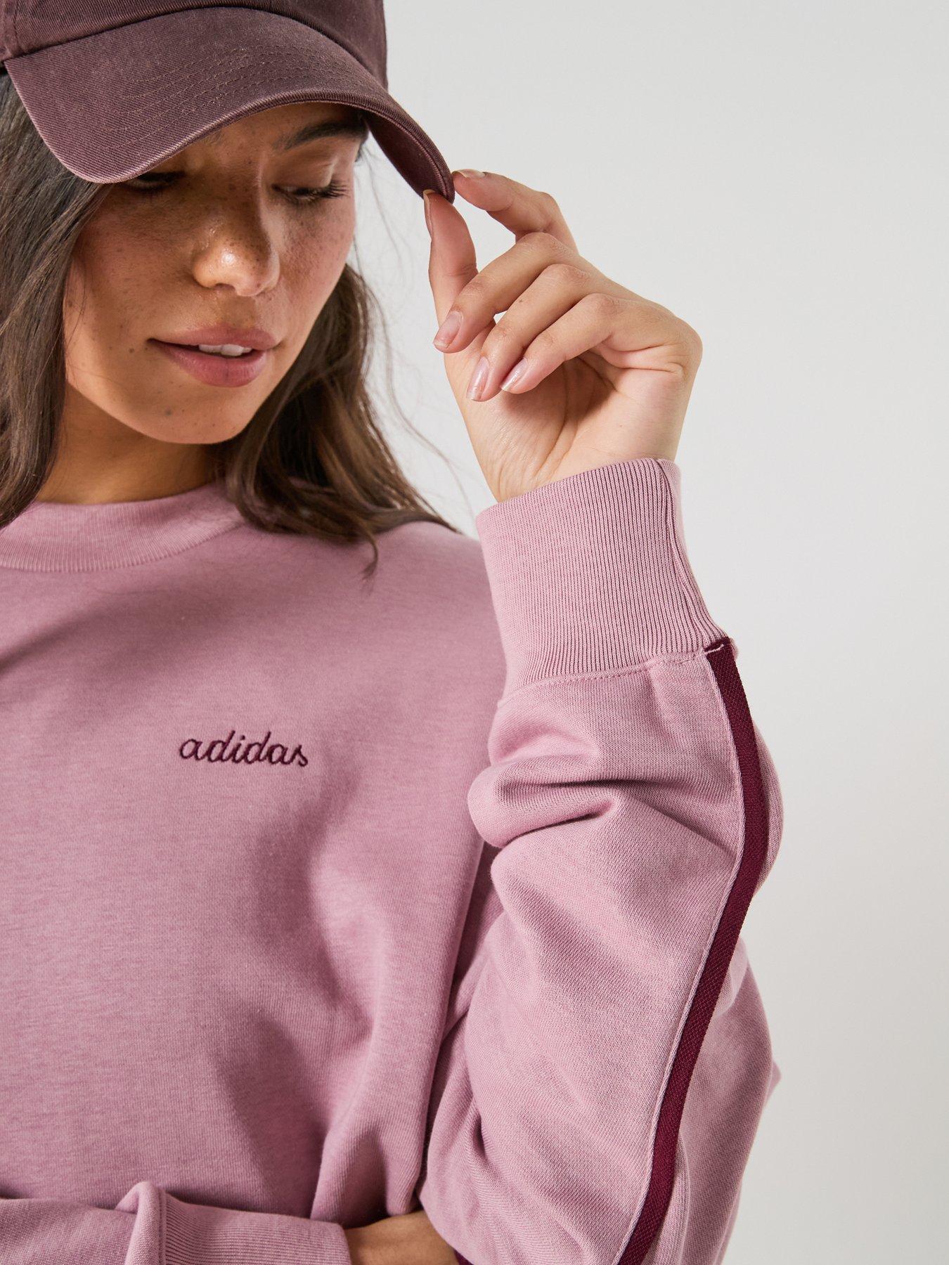 Image 4 of 6 of adidas Sportswear Womens Colourpop Crew Sweatshirt - Purple