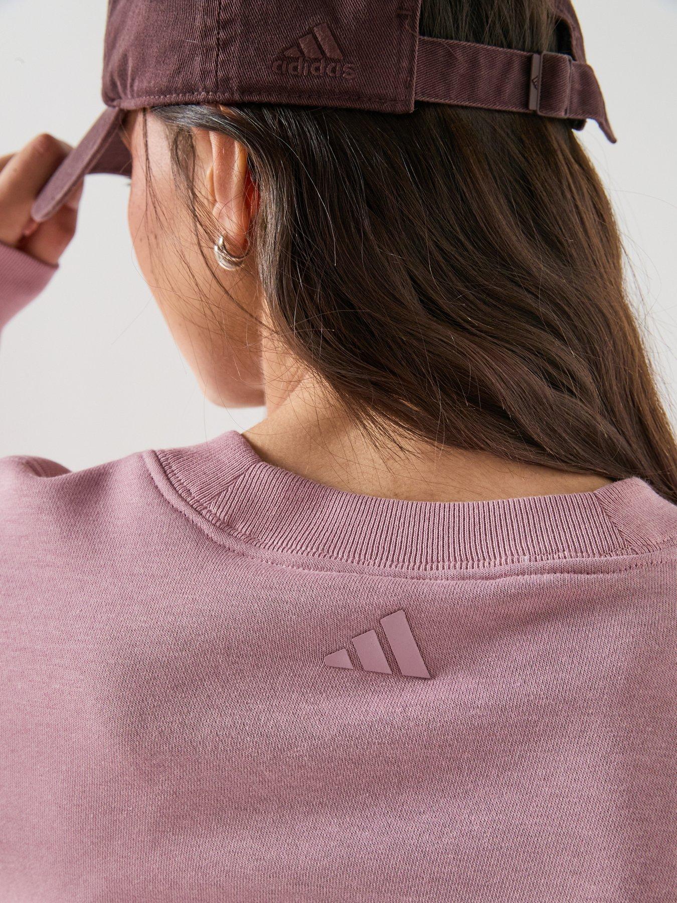 Image 5 of 6 of adidas Sportswear Womens Colourpop Crew Sweatshirt - Purple