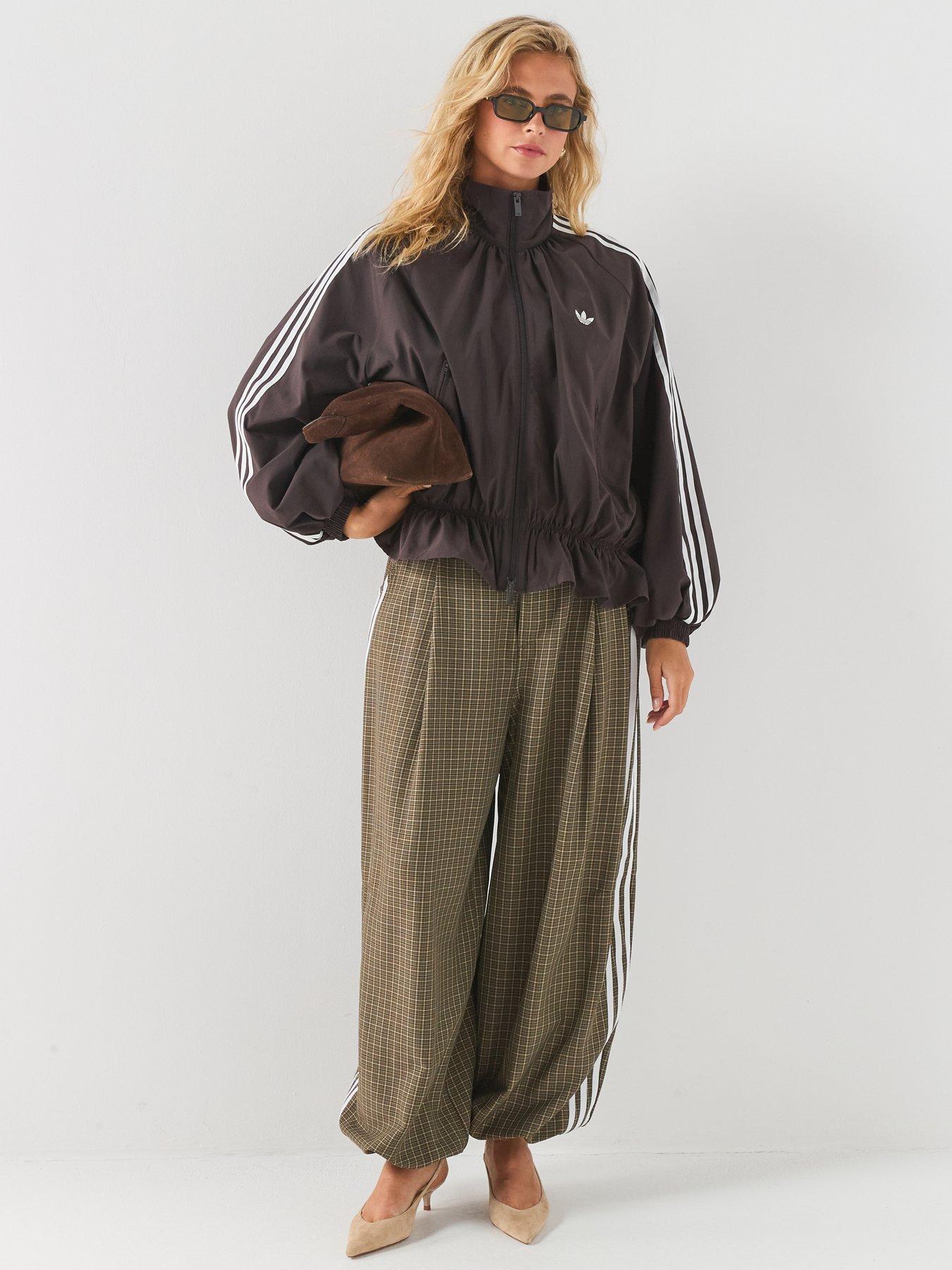 Image 3 of 6 of adidas Originals Womens Checks Trouser - Green