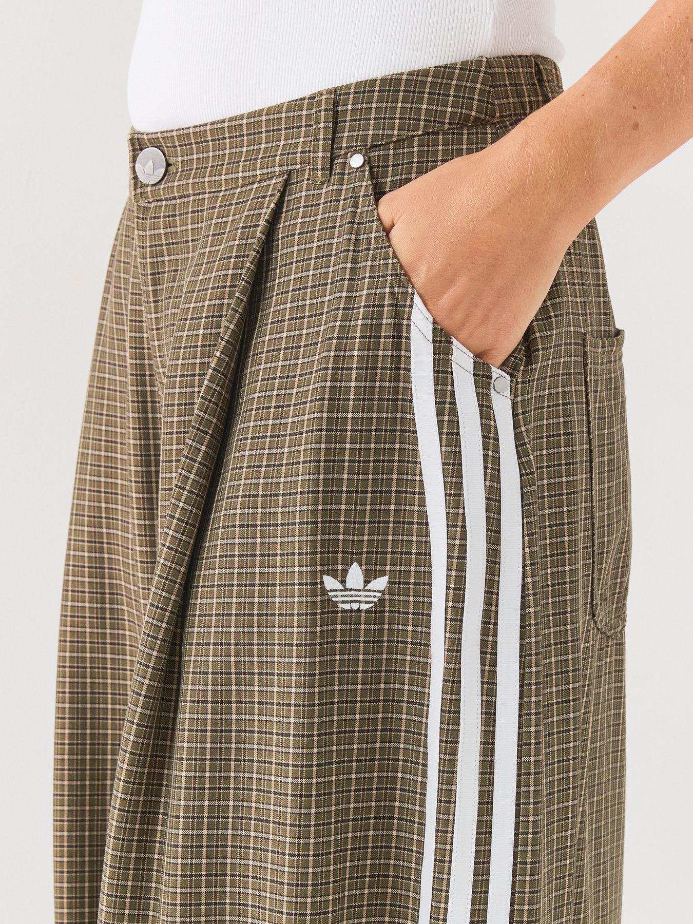 Image 5 of 6 of adidas Originals Womens Checks Trouser - Green
