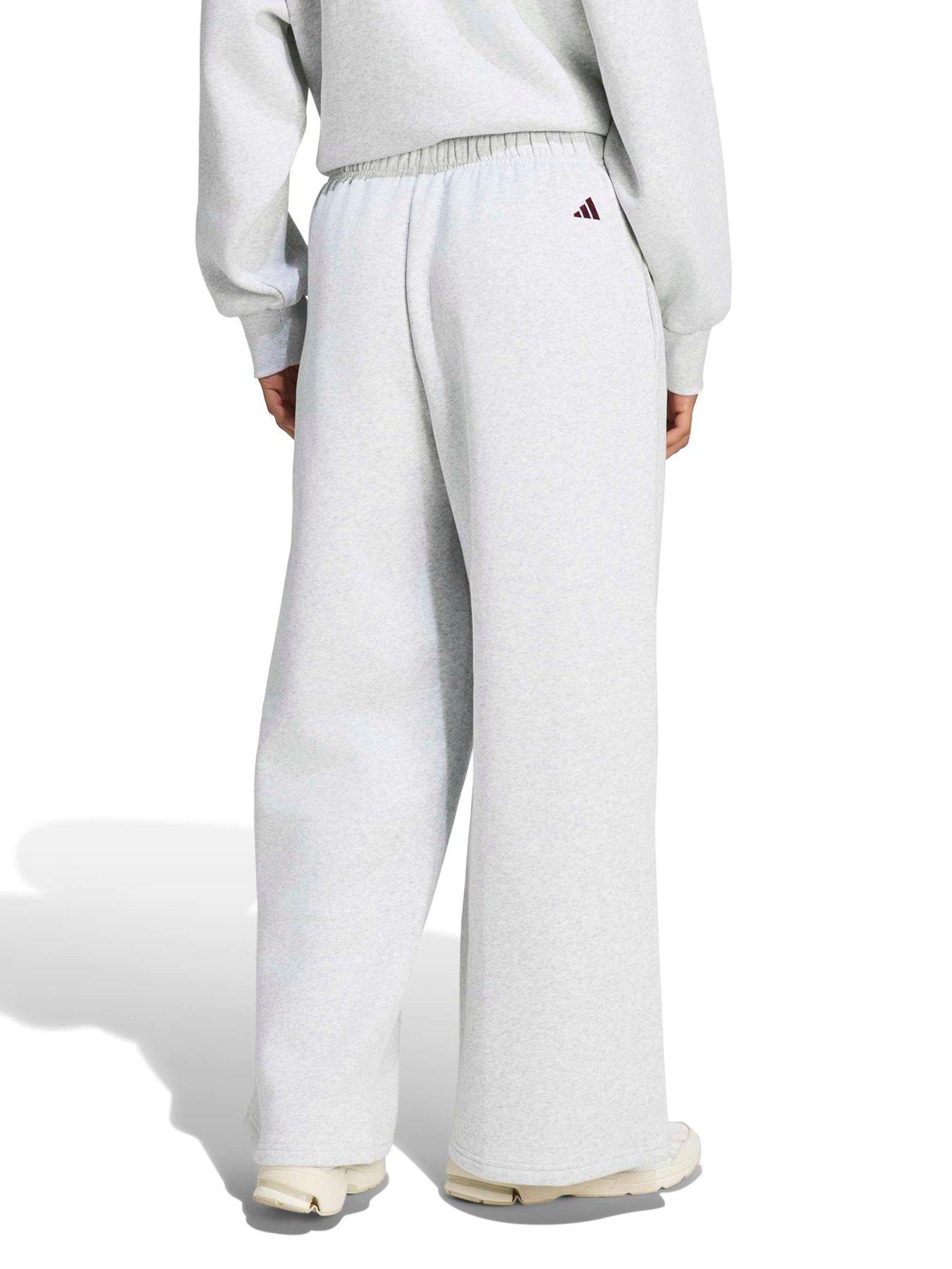 Image 2 of 5 of adidas Sportswear Womens Fleece Logo Stright Leg Joggers - Grey