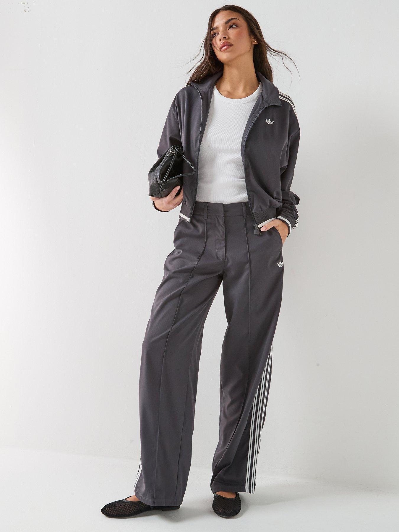Image 5 of 6 of adidas Originals Womens Firebird Track Pants - Grey