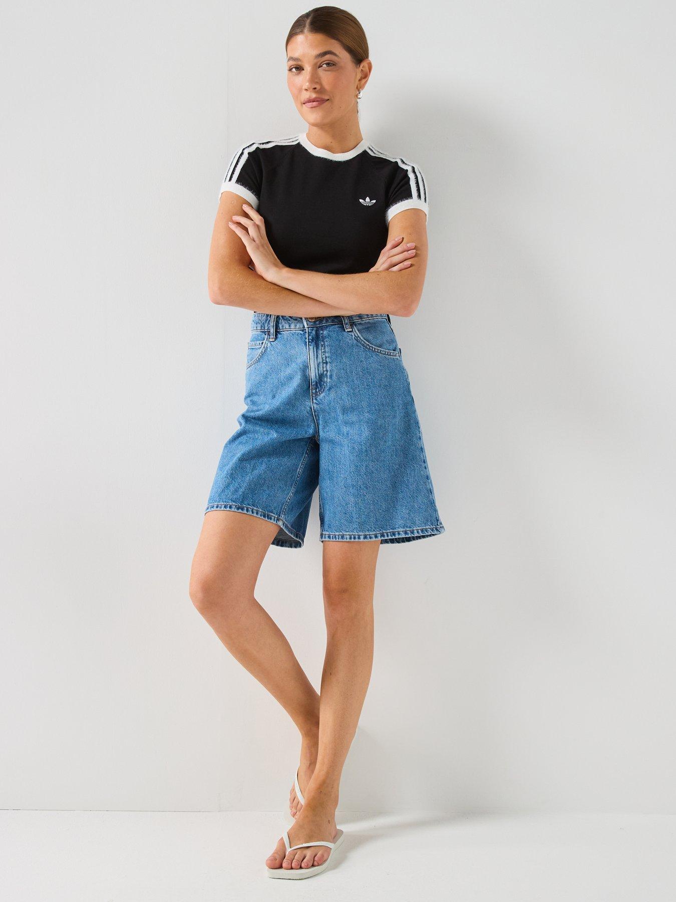 Image 3 of 6 of adidas Originals Womens Knit T-shirt - Black