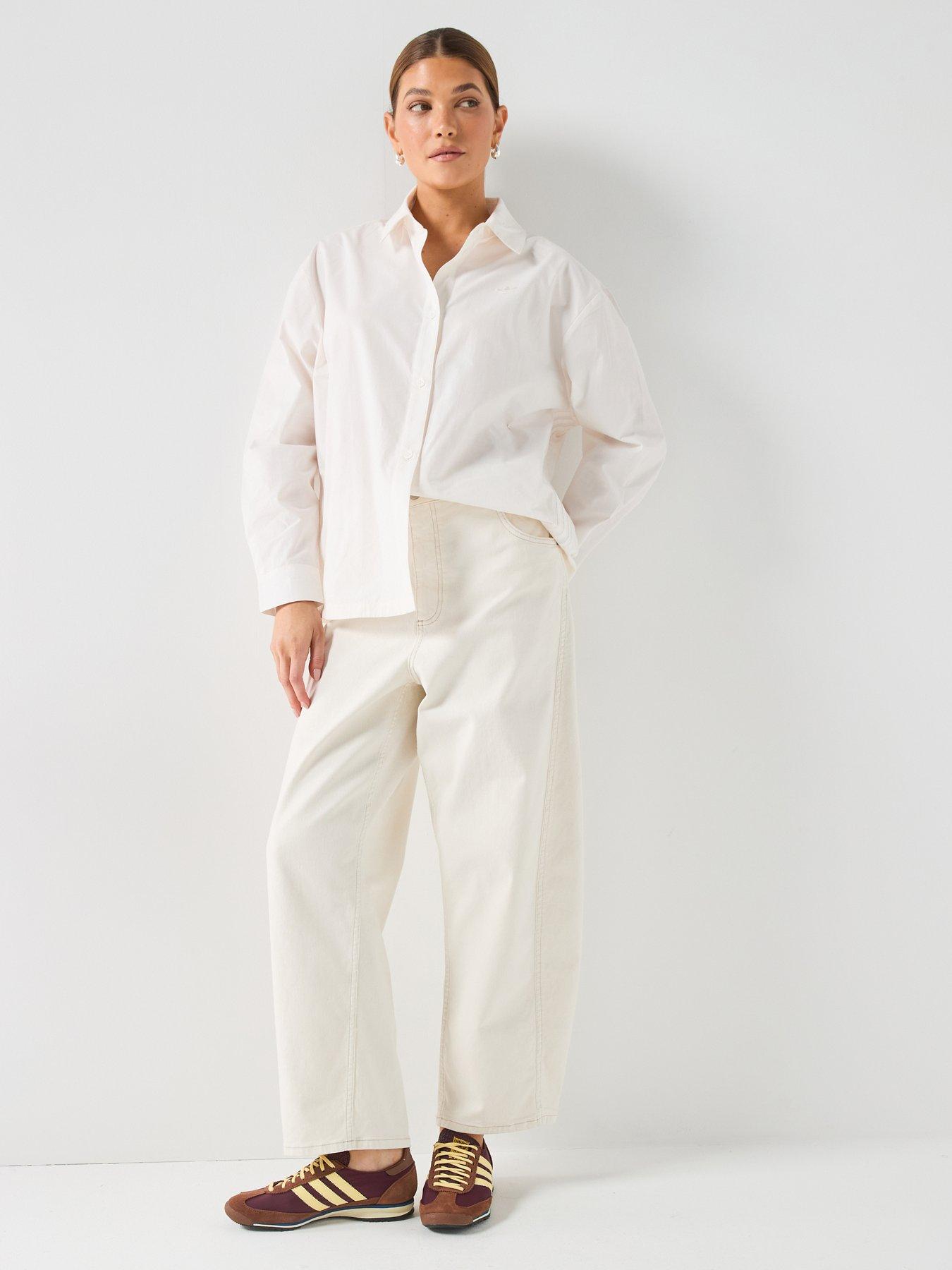 Image 1 of 6 of adidas Originals Womens Shirt - White