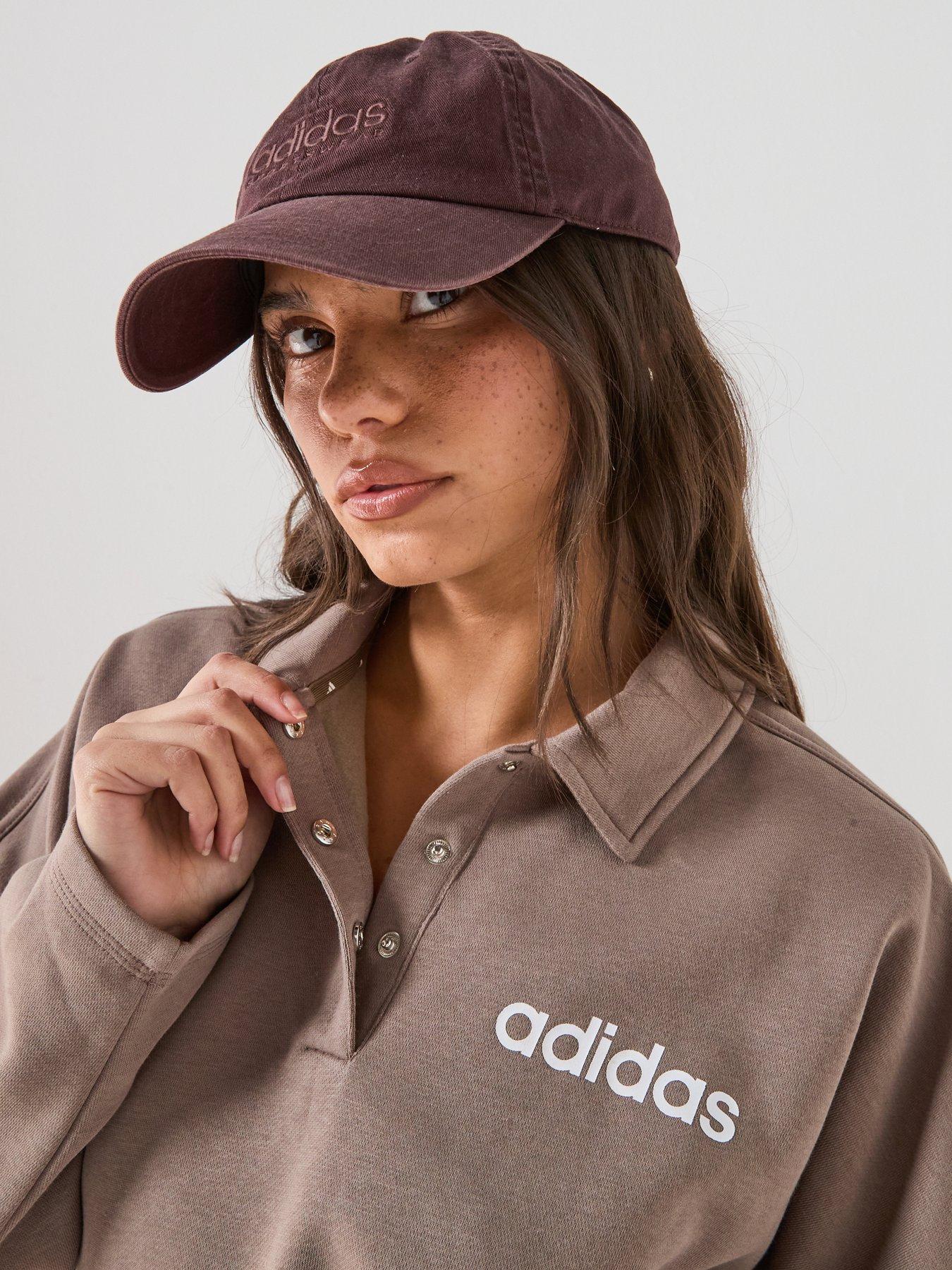 Image 6 of 6 of adidas Sportswear Women's Essentials Polo Sweatshirt - Beige