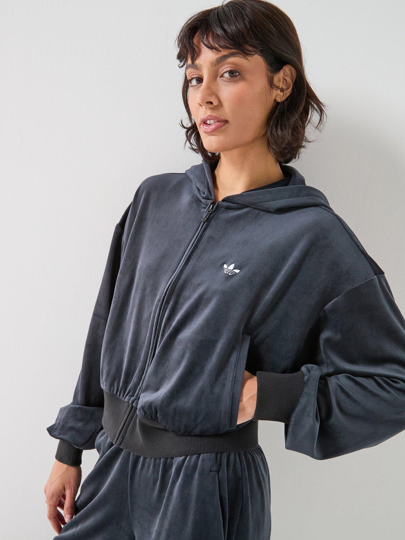Image 1 of 6 of adidas Originals Womens Essentials Tracktop - Black