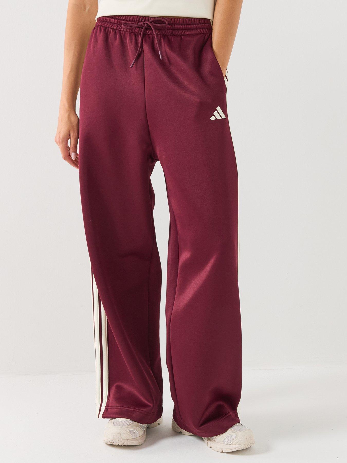 adidas Sportswear Womens Stadium Tracksuit Pant - Burgundy