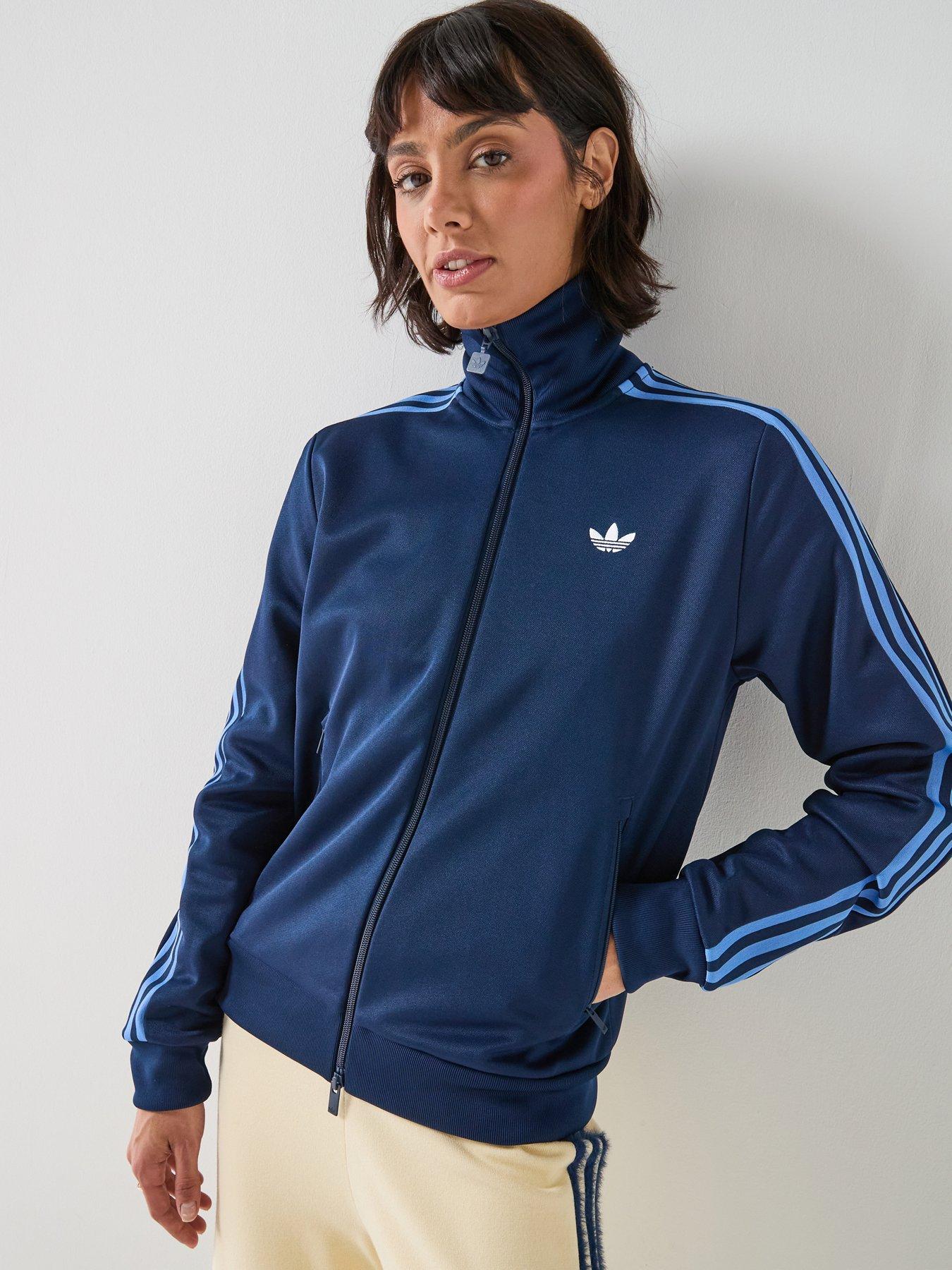 Image 1 of 6 of adidas Originals Women's Classic Track Top - Blue