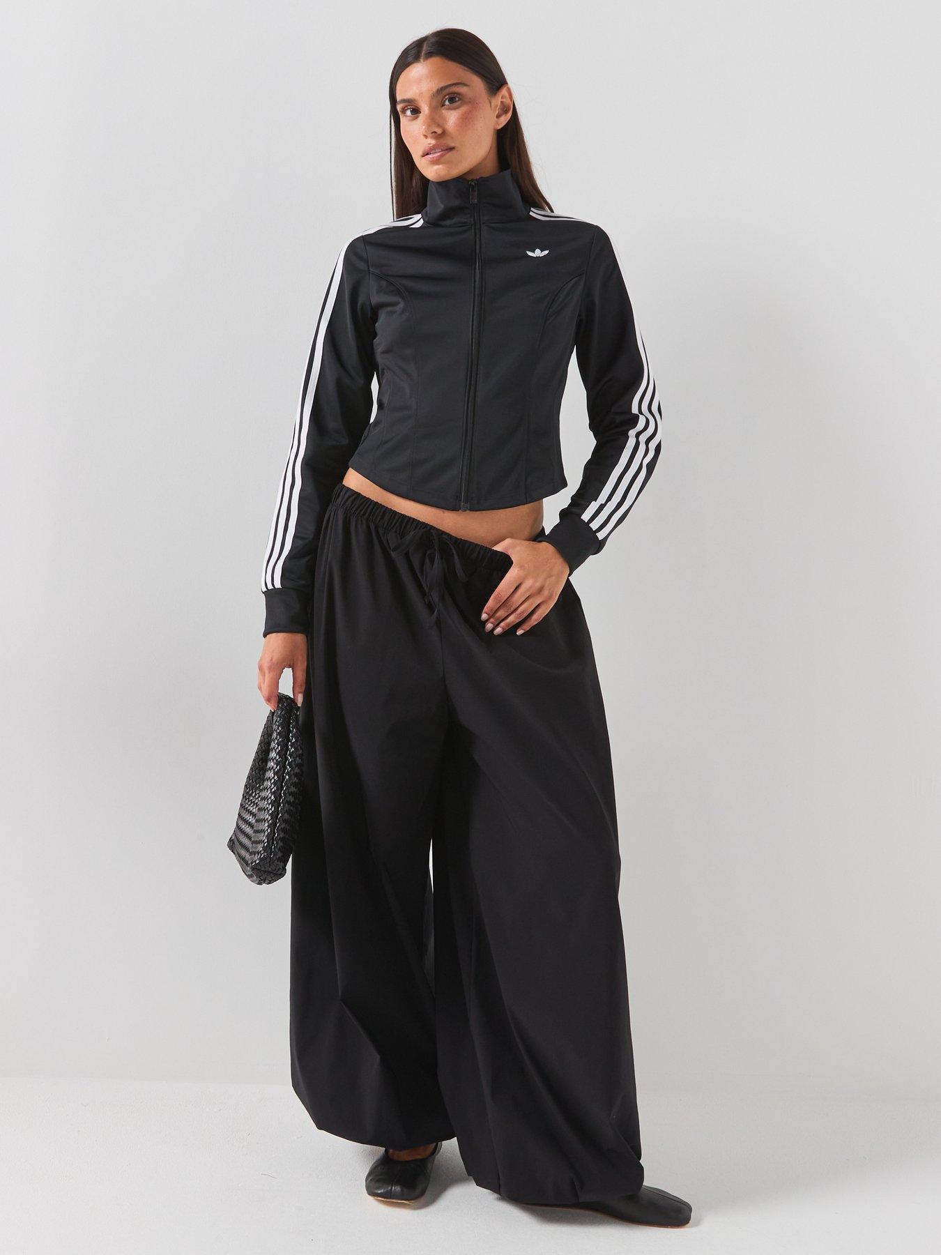 adidas Originals Women's Firebird Corset Track Top - Black