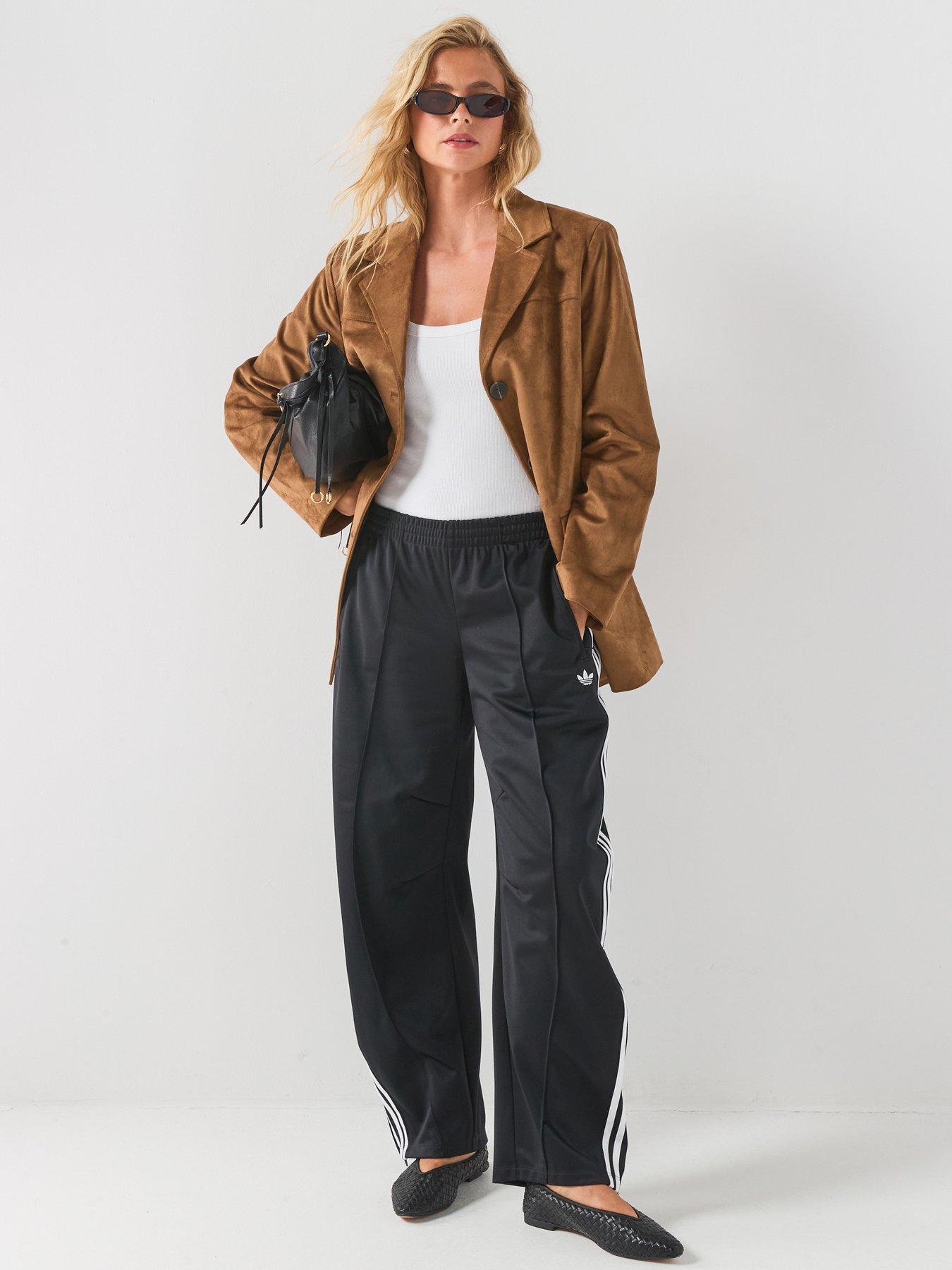 adidas Originals Women's Firebird Barrel Tracksuit Bottoms - Black