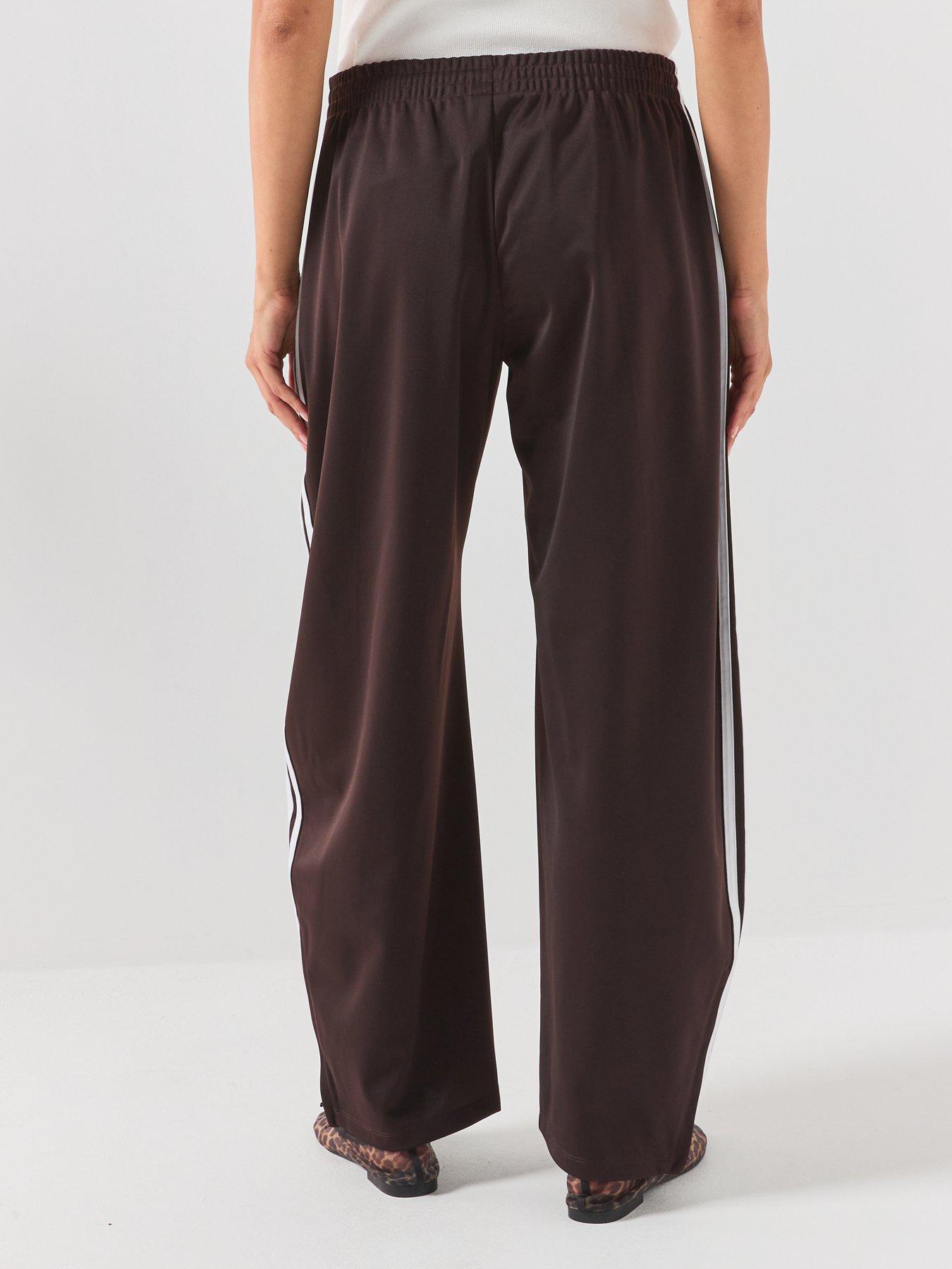 Image 2 of 5 of adidas Originals Womens Firebird Barrel Tracksuit Bottoms - Brown