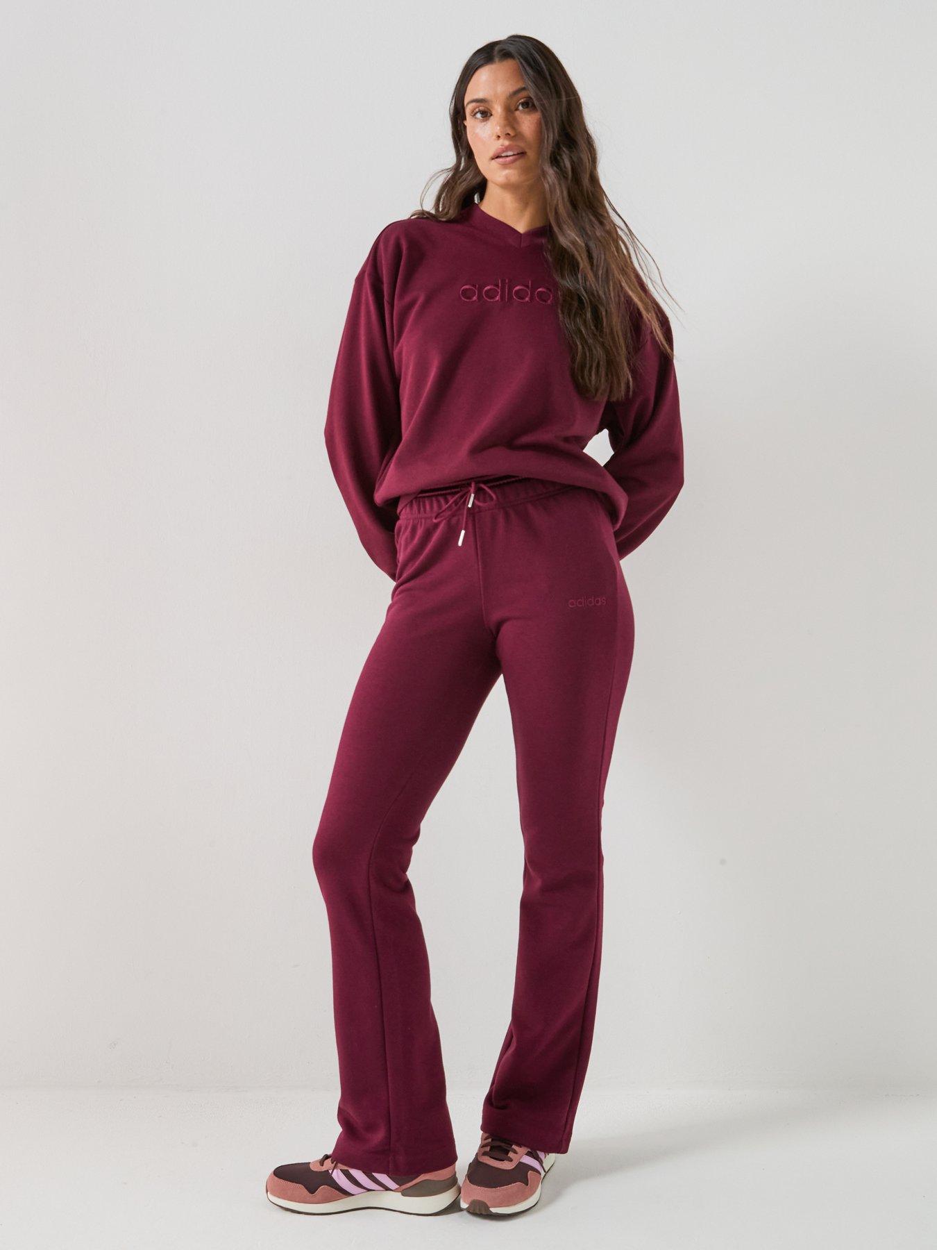 Image 3 of 6 of adidas Sportswear Womens Crew Sweat - Burgundy
