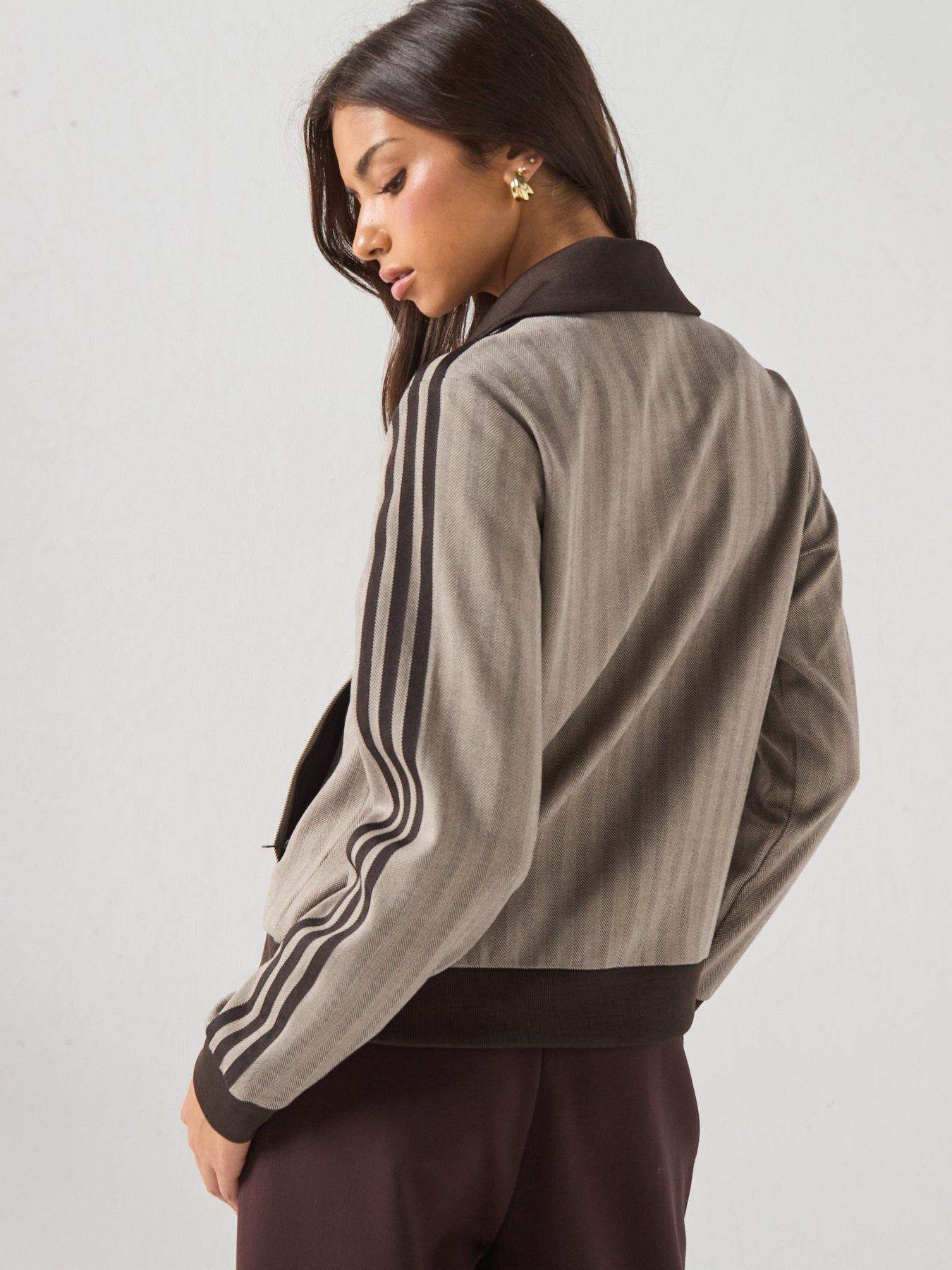 Image 2 of 6 of adidas Originals Womens Classic Track Top - Brown