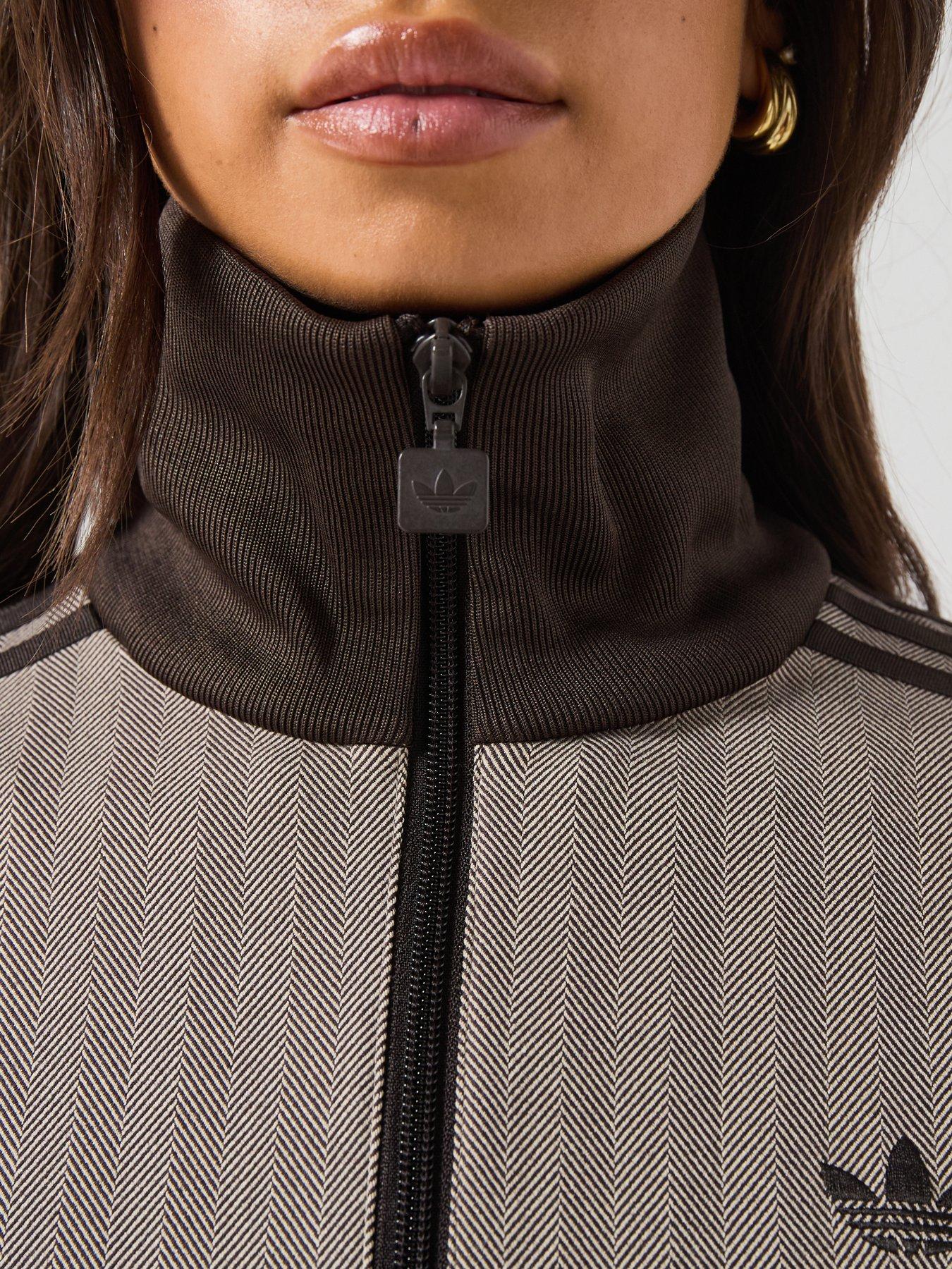 Image 4 of 6 of adidas Originals Womens Classic Track Top - Brown