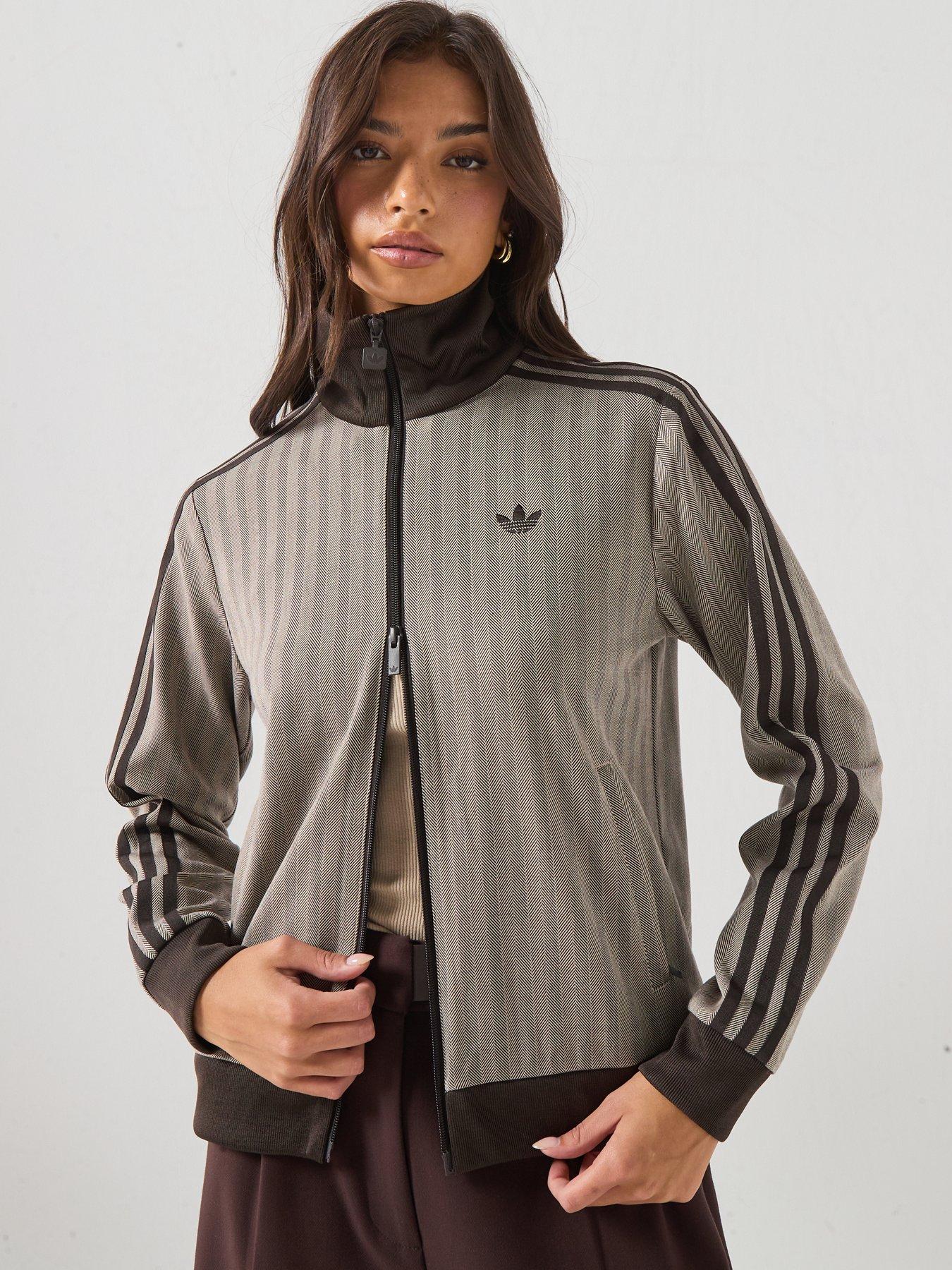 Image 6 of 6 of adidas Originals Womens Classic Track Top - Brown