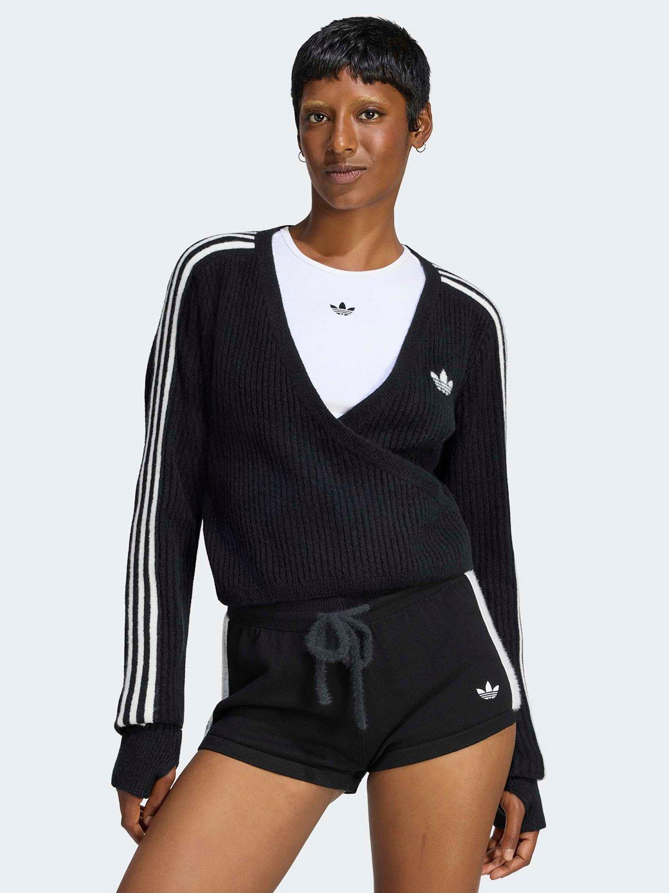 adidas Originals Womens Knit Cardigan - Black