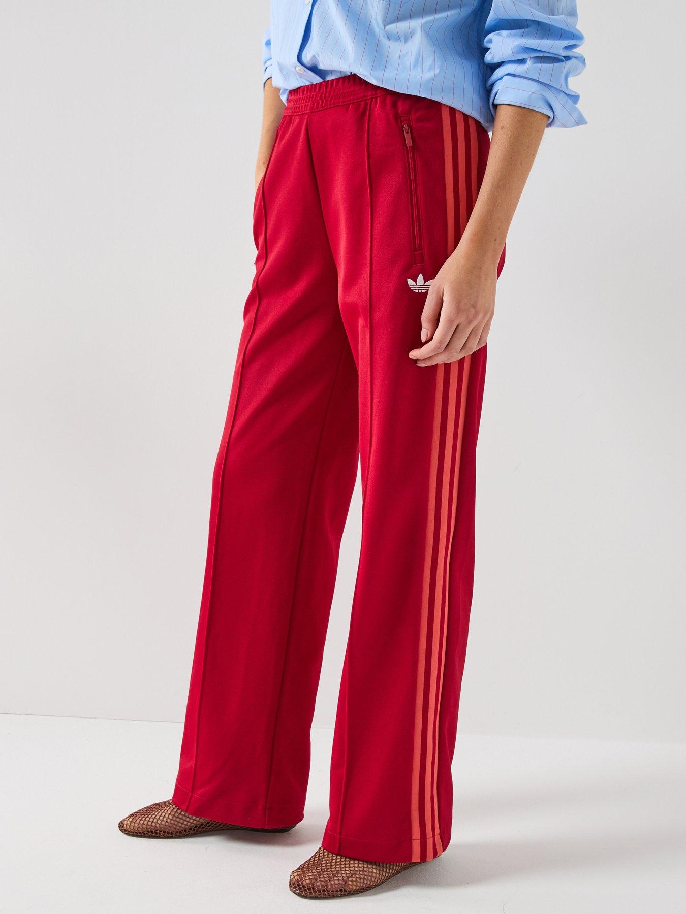 adidas Originals Womens Firebird Classic Track Pants - Red