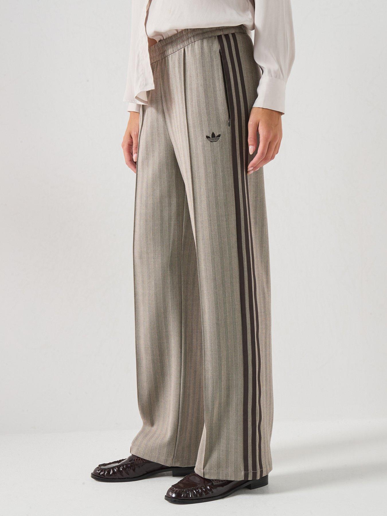 adidas Originals Womens OG Tweed Track Pants - Brown