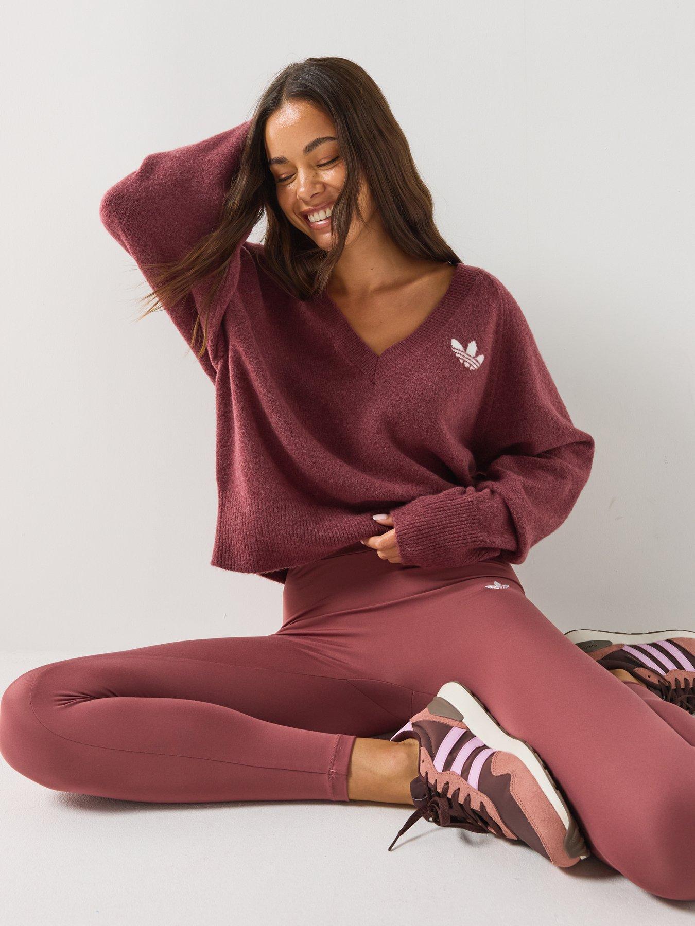 Image 5 of 6 of adidas Originals Womens Essentials Tights - Brown