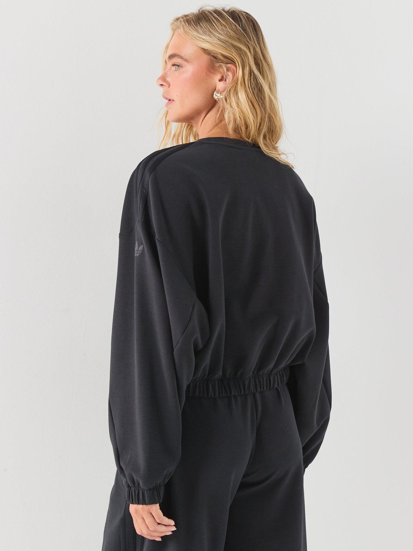 Image 2 of 6 of adidas Originals Womens Buttersoft Crew Sweatshirt - Black