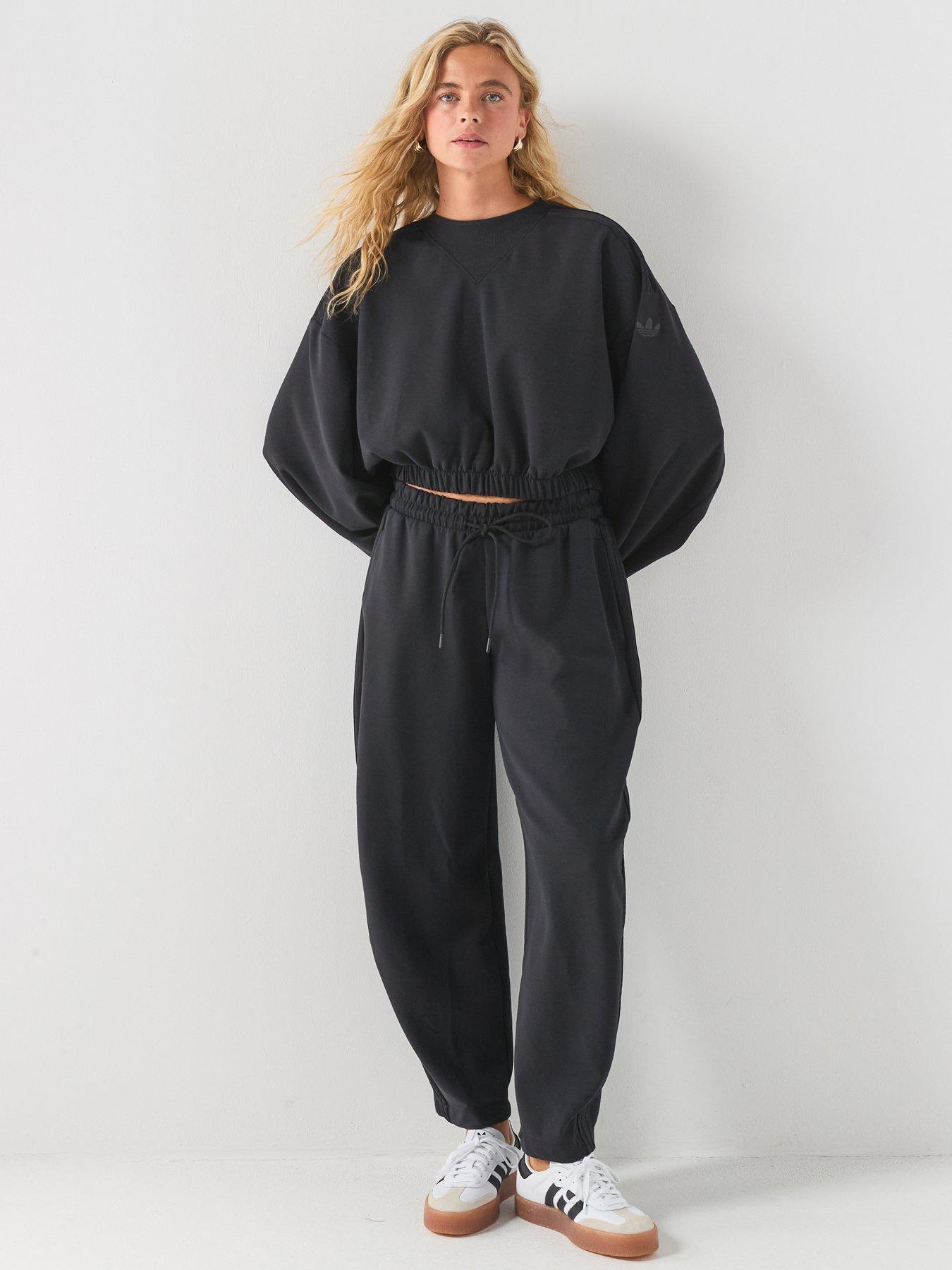 Image 3 of 6 of adidas Originals Womens Buttersoft Crew Sweatshirt - Black
