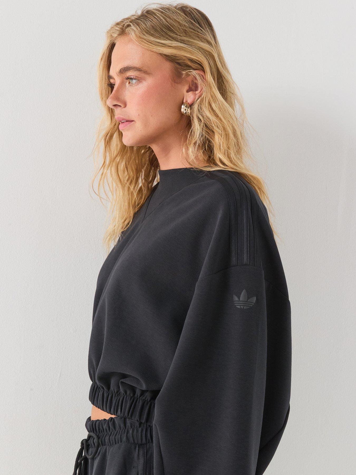 Image 5 of 6 of adidas Originals Womens Buttersoft Crew Sweatshirt - Black